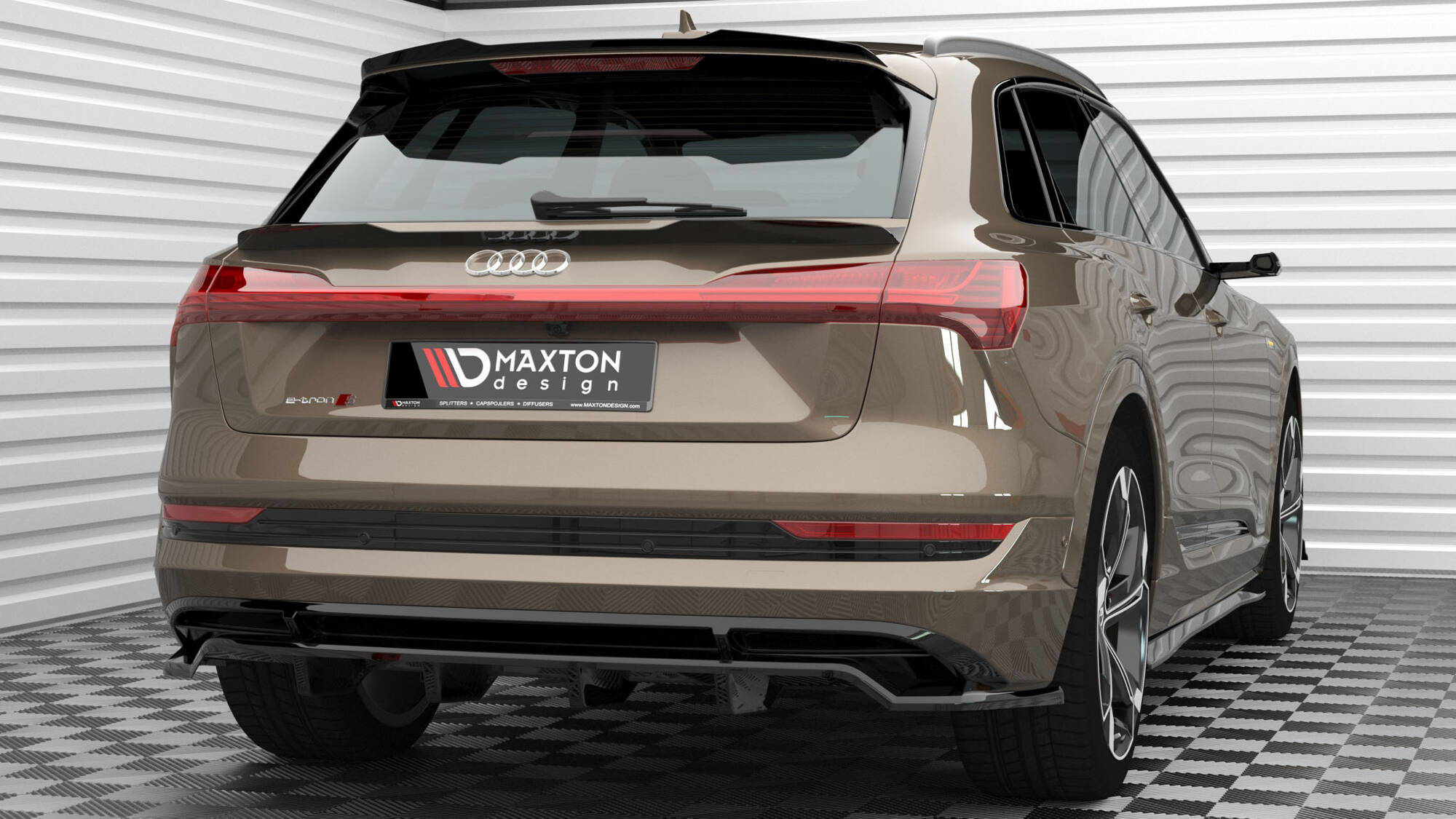 Maxton Design - Niedriger Spoiler CAP für Audi e - tron - Aerowerk.