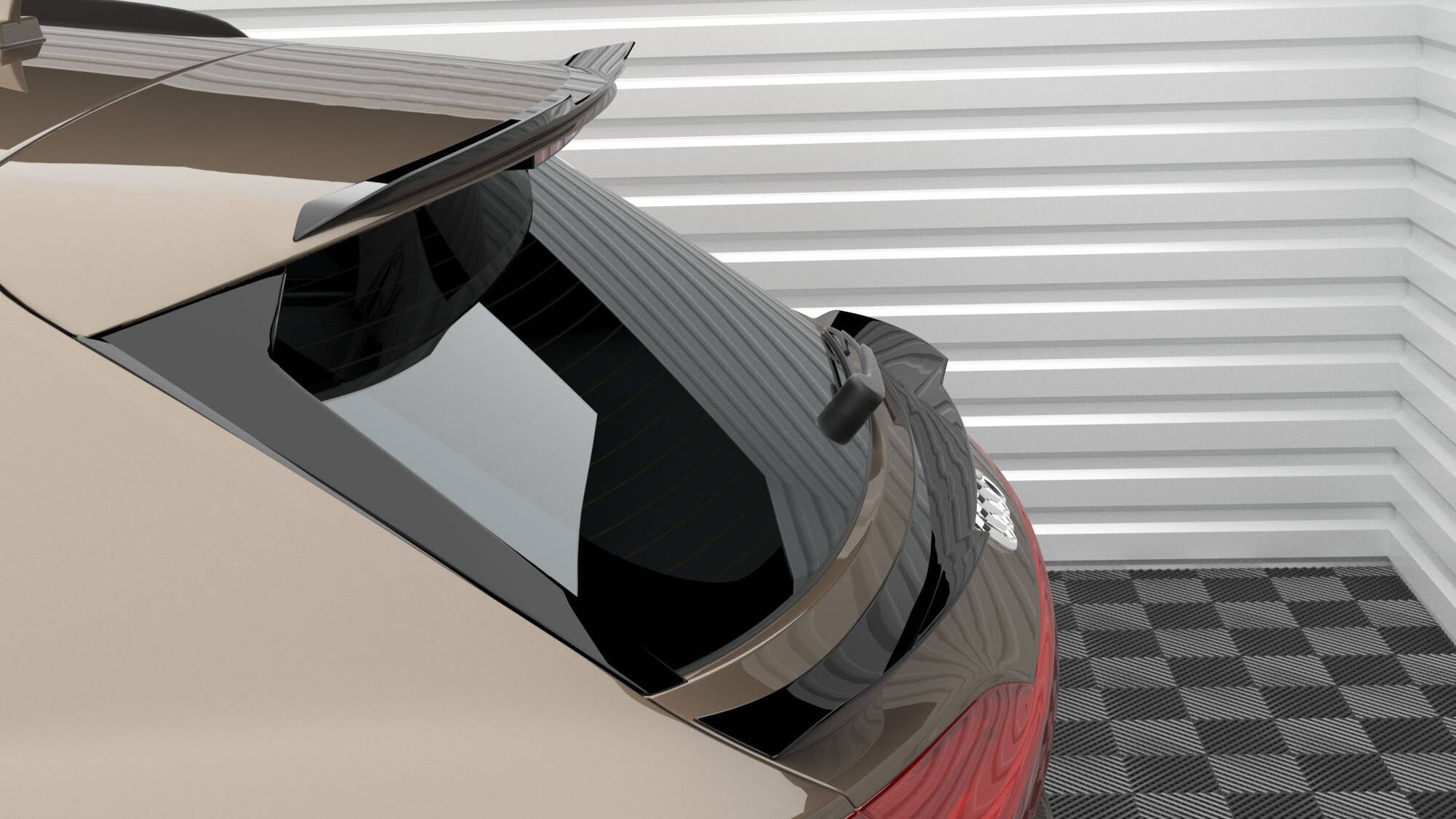 Maxton Design - Niedriger Spoiler CAP für Audi e - tron - Aerowerk.