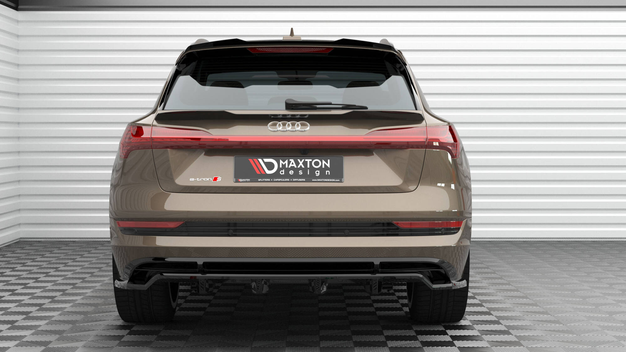 Maxton Design - Niedriger Spoiler CAP für Audi e - tron - Aerowerk.