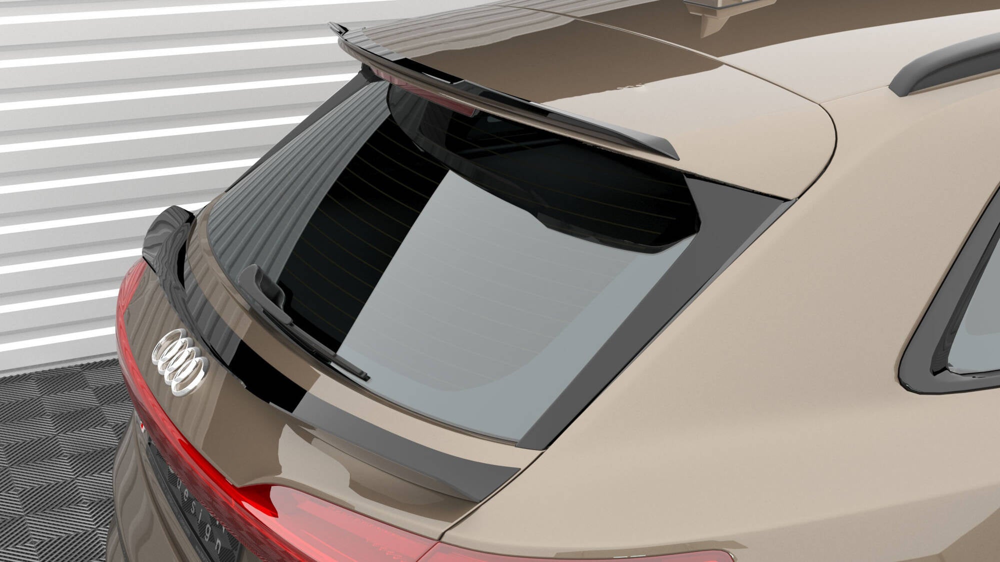 Maxton Design - Niedriger Spoiler CAP für Audi e - tron - Aerowerk.