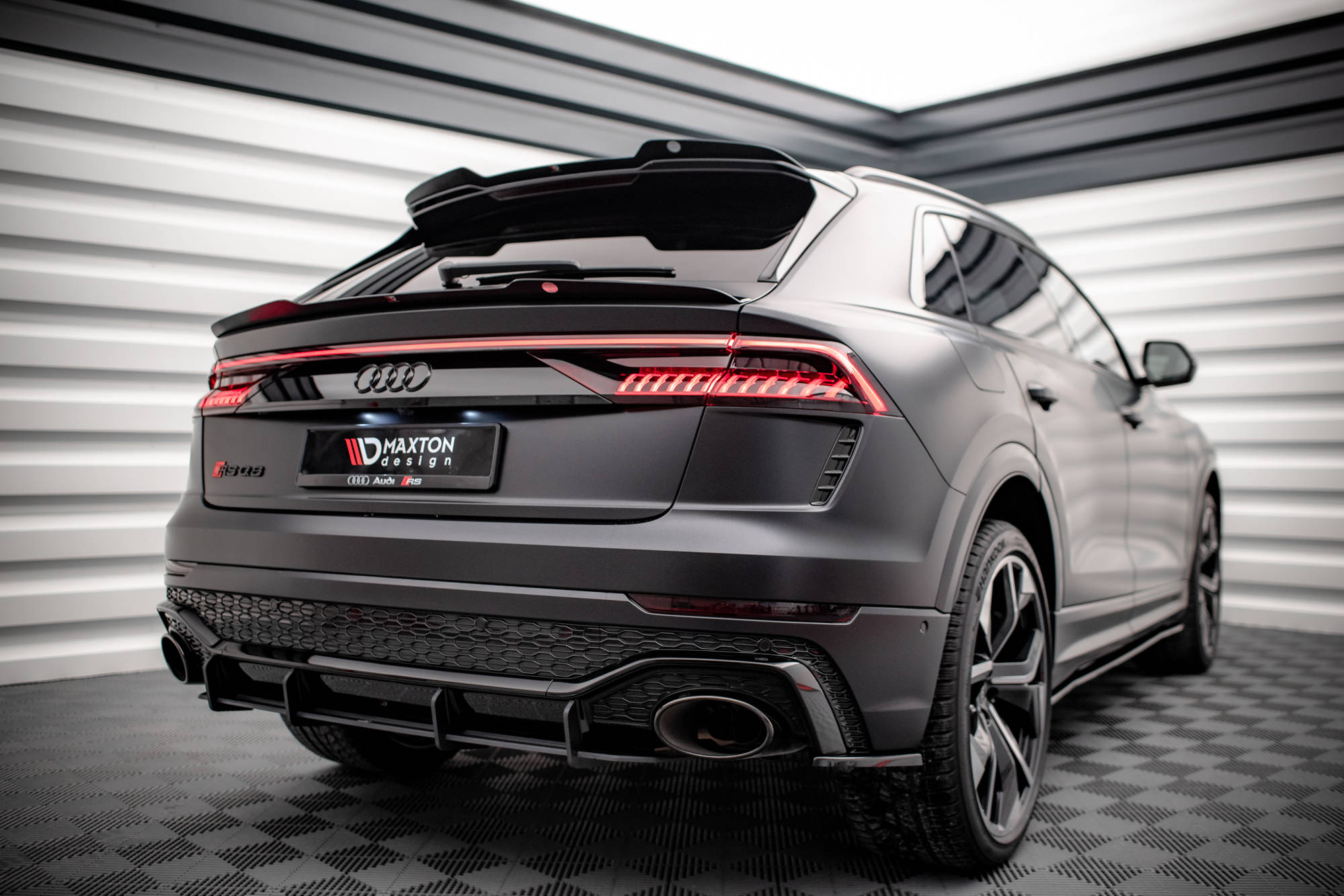 Maxton Design - Niedriger Spoiler CAP V.2 für Audi RSQ8 Mk1 Facelift - Aerowerk.