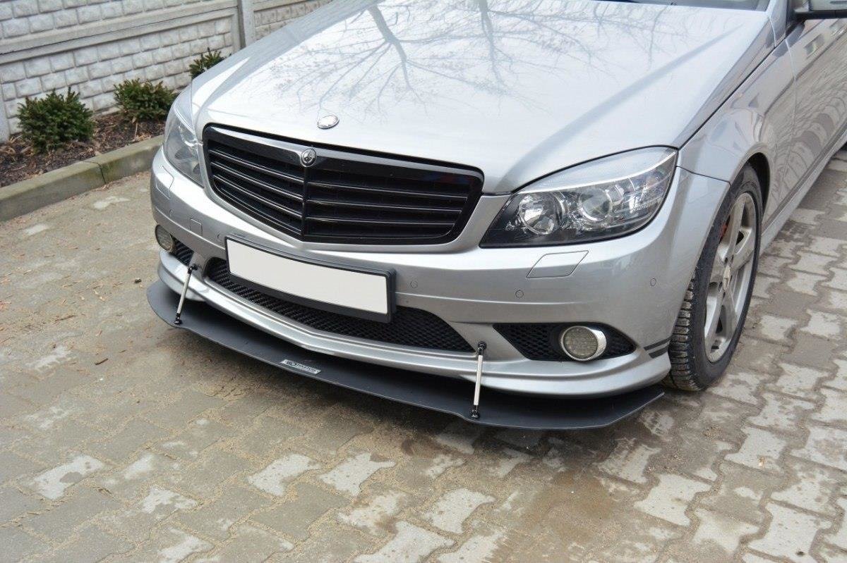 Maxton Design - Racing Frontlippe für Mercedes - Benz C Limousine / Kombi AMG - Line W204 / S204 - Aerowerk.