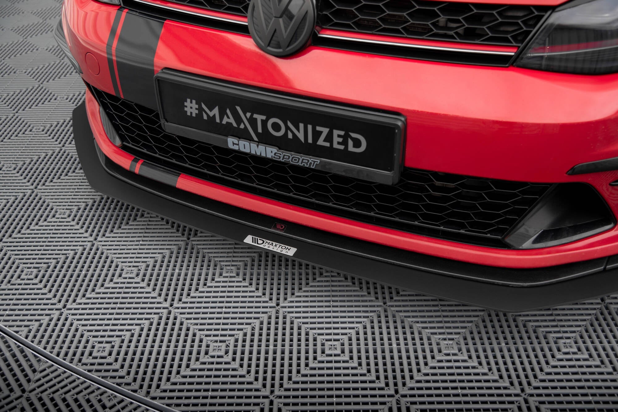 Maxton Design - Racing Frontlippe für VW GOLF 7 GTI CLUBSPORT - Aerowerk.