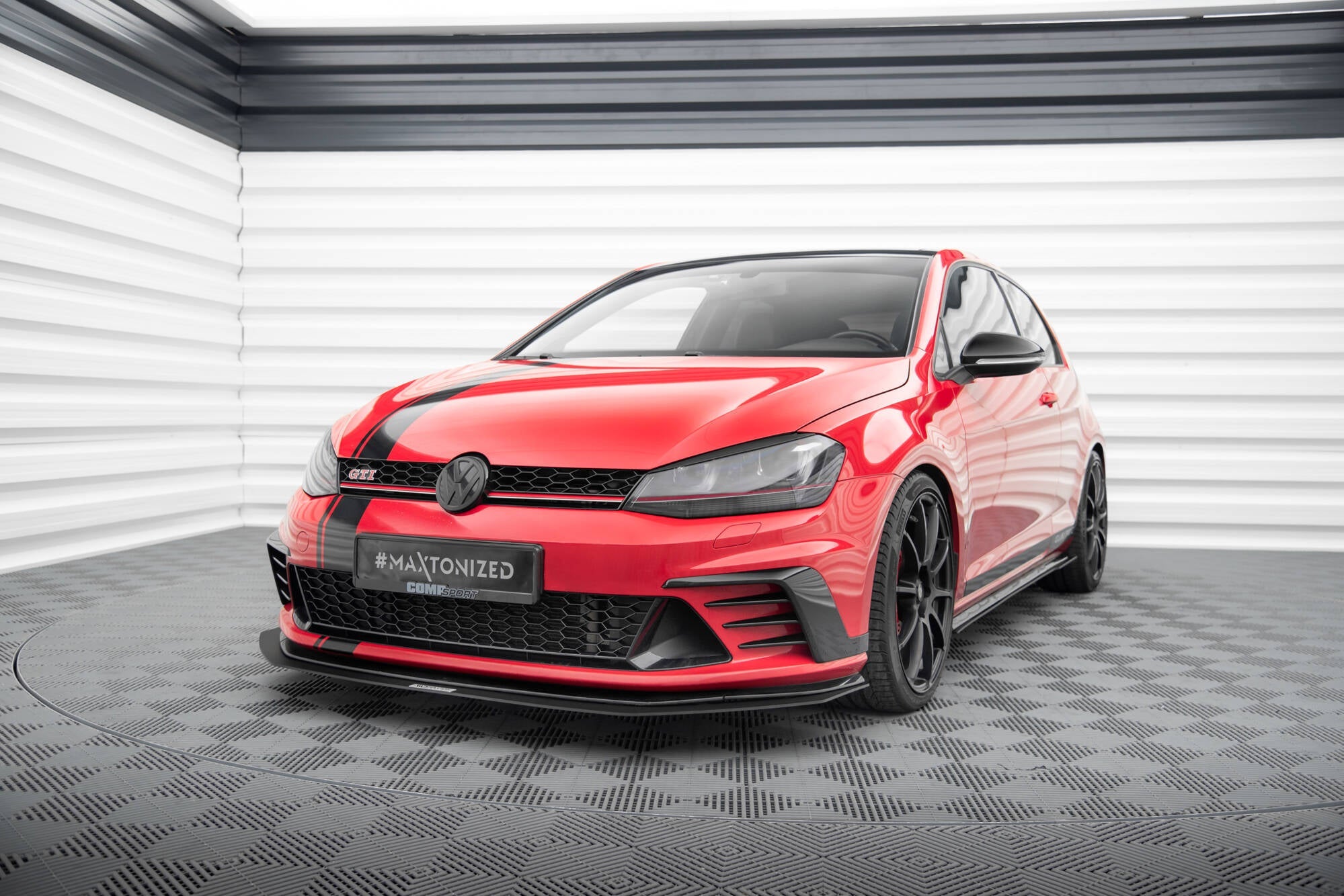 Maxton Design - Racing Frontlippe für VW GOLF 7 GTI CLUBSPORT - Aerowerk.
