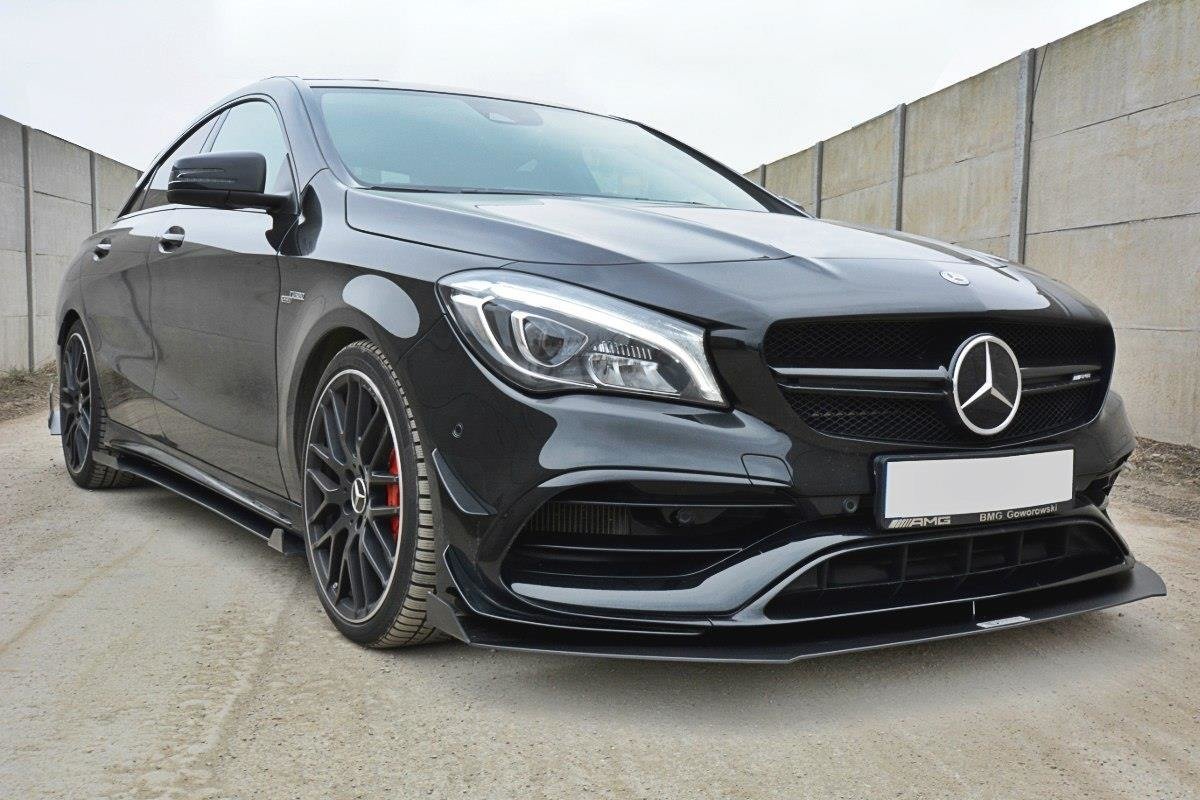 Maxton Design - Racing Frontlippe V1 für Mercedes CLA A45 AMG C117 Facelift - Aerowerk.