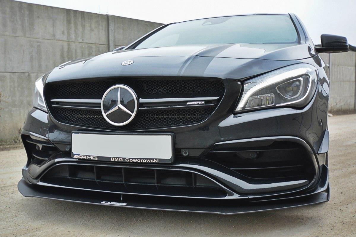 Maxton Design - Racing Frontlippe V1 für Mercedes CLA A45 AMG C117 Facelift - Aerowerk.