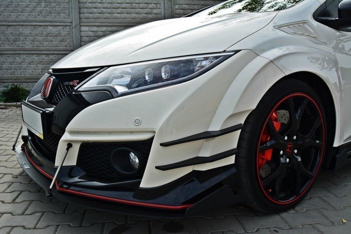 Maxton Design - Racing Frontlippe V2 für HONDA CIVIC IX TYPE R - Aerowerk.