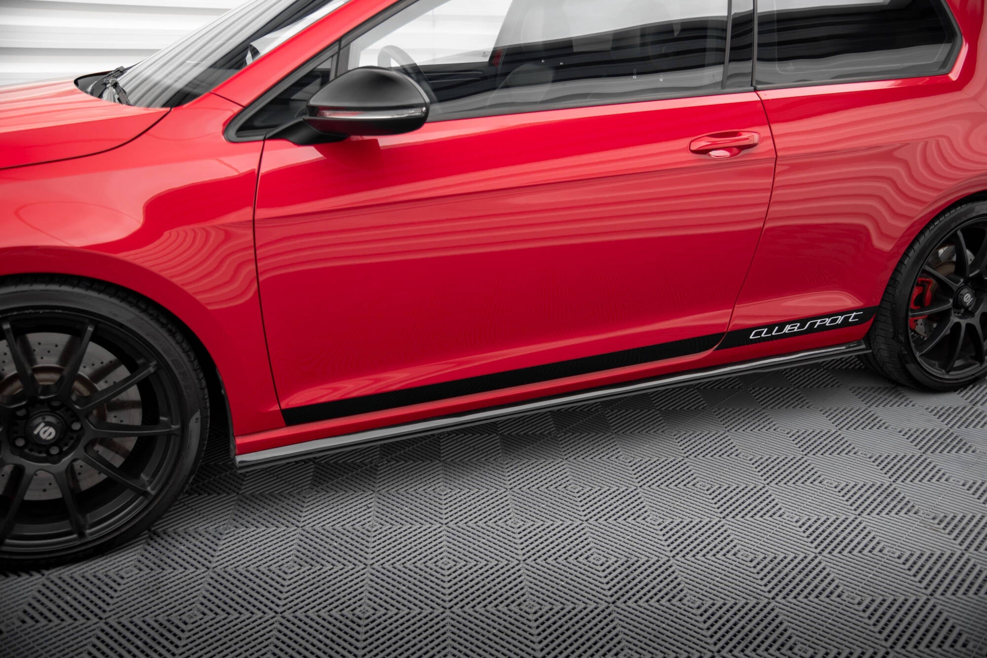 Maxton Design - Racing Seitenschweller Ansatz für VW GOLF 7 GTI CLUBSPORT - Aerowerk.