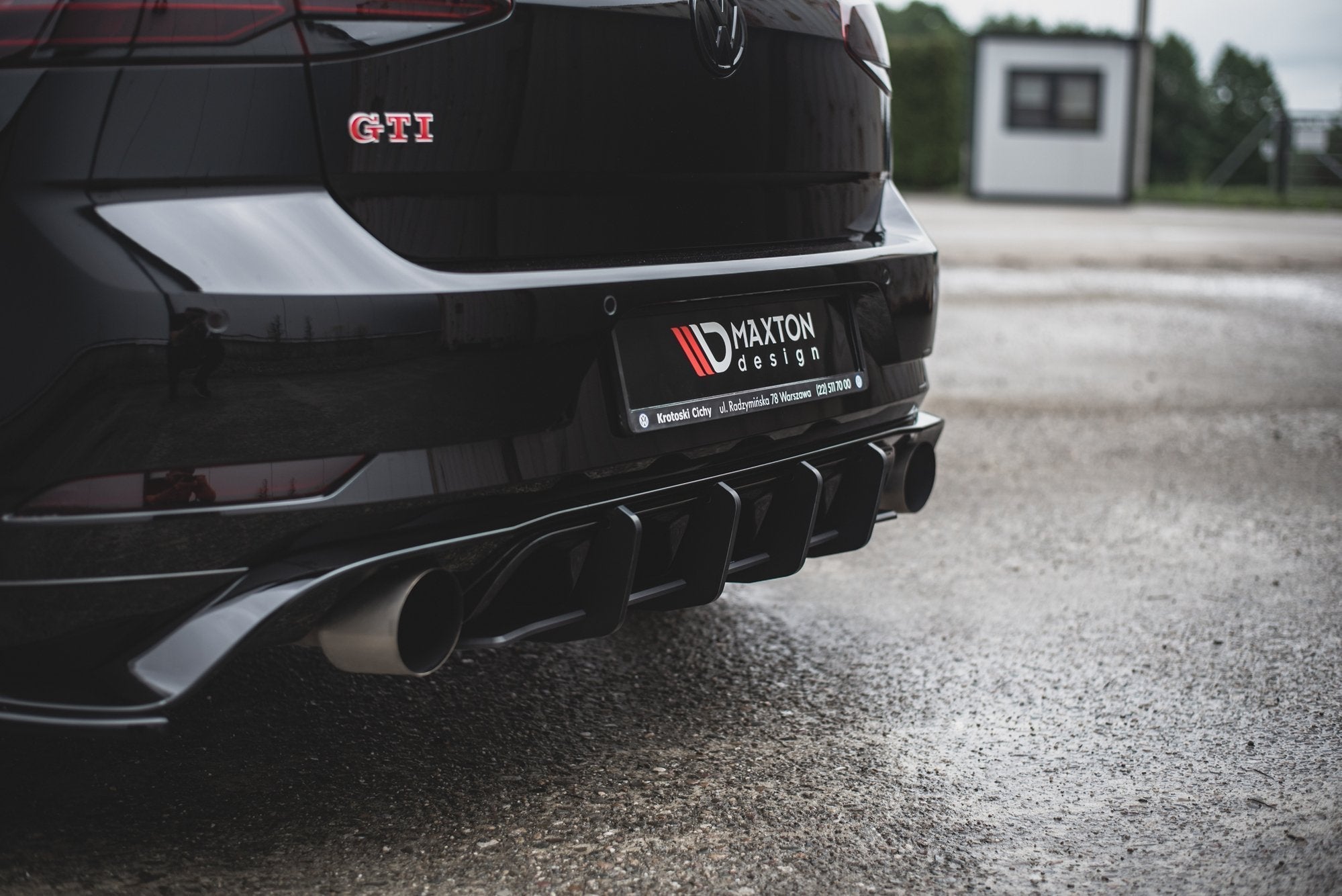 Maxton Design - Robuste Racing Diffusor für VW Golf 7 GTI TCR - Aerowerk.
