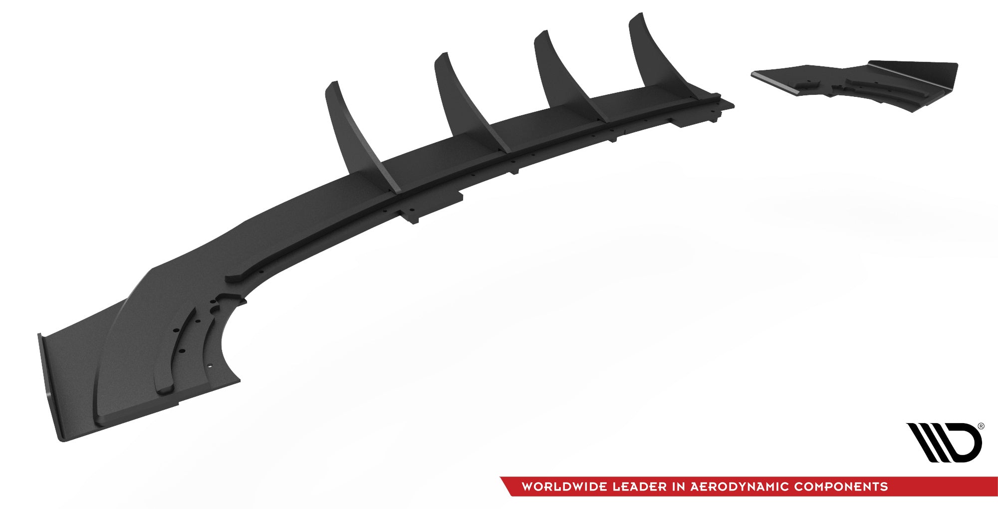 Maxton Design - Robuste Racing Diffusor Heck Ansatz + Flaps für Opel Astra GTC OPC - Line J - Aerowerk.