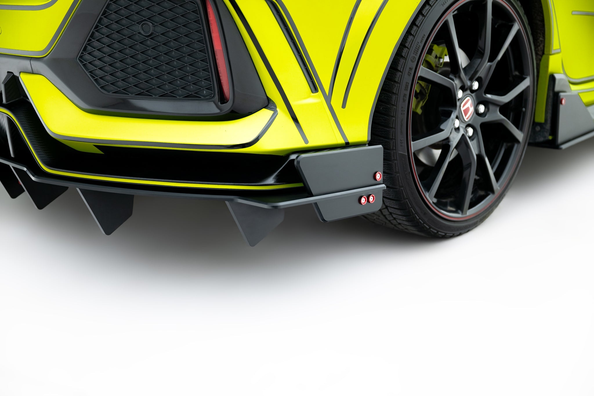 Maxton Design - Robuste Racing Diffusor Heck Ansatz für Honda Civic X Type R - Aerowerk.