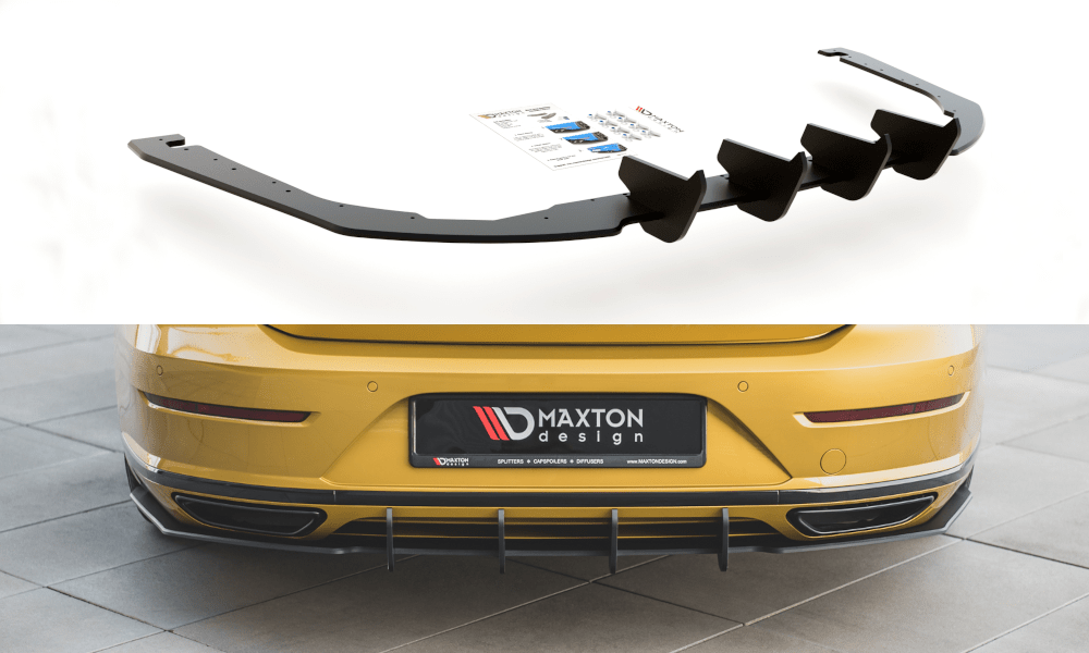 Maxton Design - Robuste Racing Diffusor Heck Ansatz für Volkswagen Arteon R - Line - Aerowerk.