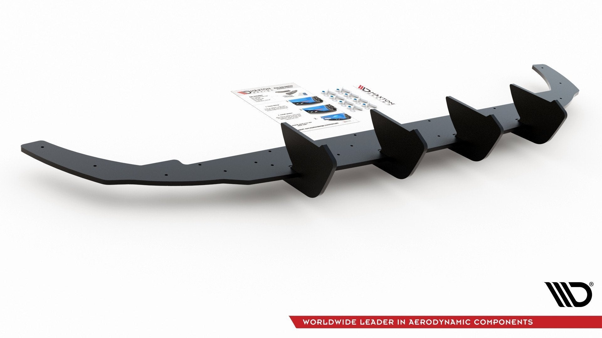 Maxton Design - Robuste Racing Diffusor V1 für VW Golf Mk8 - Aerowerk.