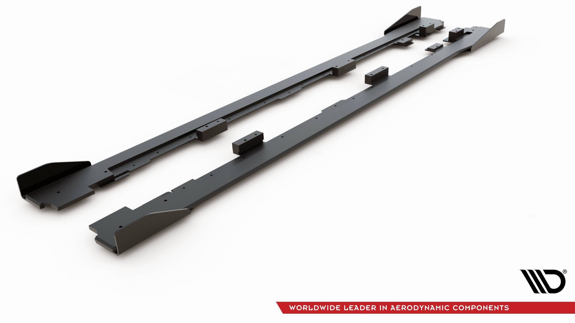 Maxton Design - Robuste Racing Seitenschweller Ansatz für für + Flaps Volkswagen Golf GTI Mk6 - Aerowerk.