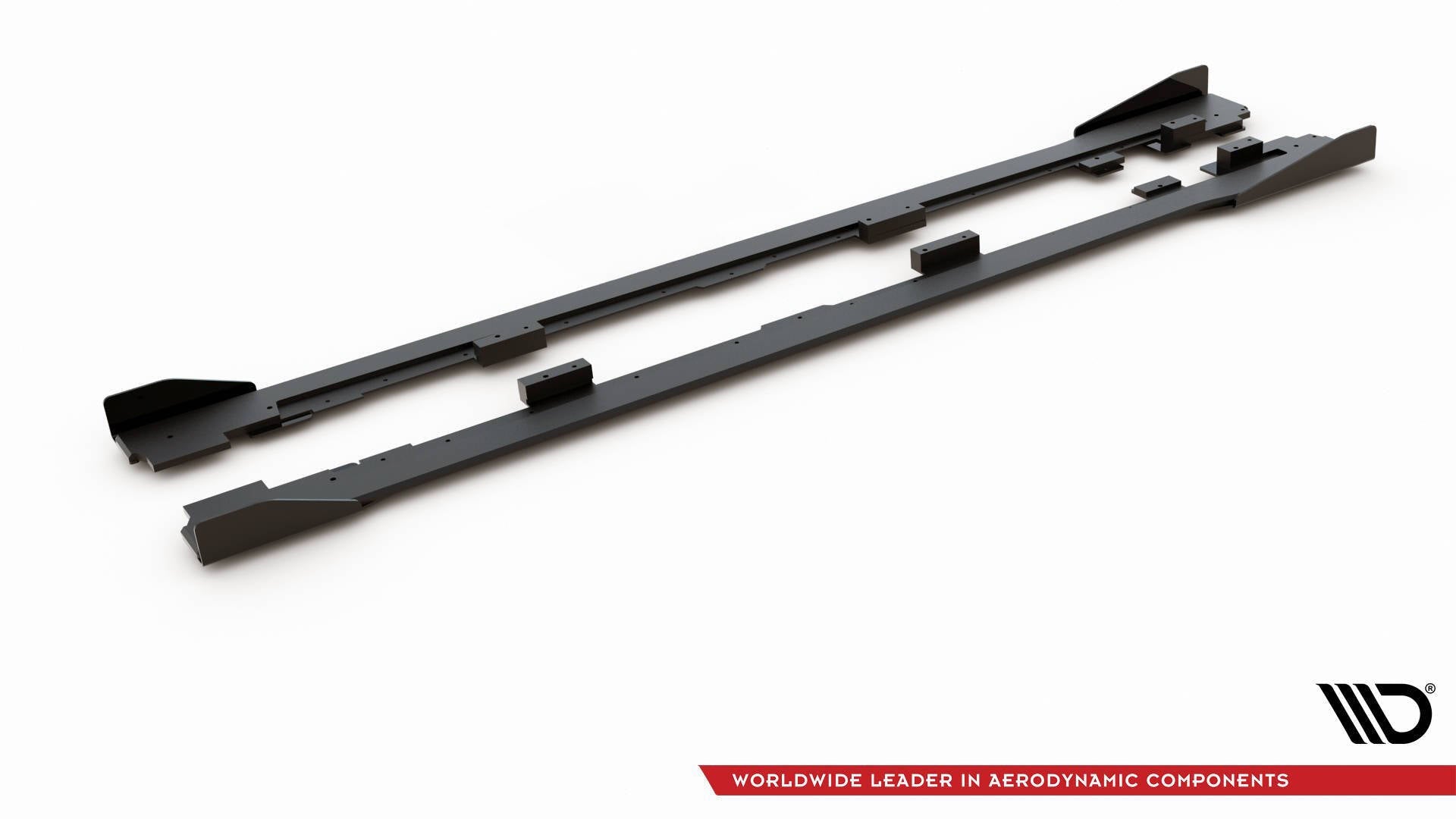 Maxton Design - Robuste Racing Seitenschweller Ansatz für für + Flaps Volkswagen Golf GTI Mk6 - Aerowerk.