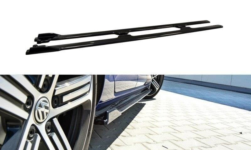Seitenschweller Ansatz Cup Leisten V.1 für VW Golf 7 R / R-Line Facelift - Aerowerk.