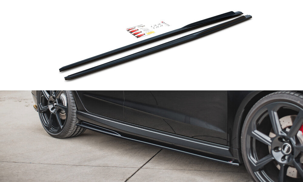 Seitenschweller Ansatz Cup Leisten V.2 für Audi RS3 8V Sportback Facelift - Aerowerk.