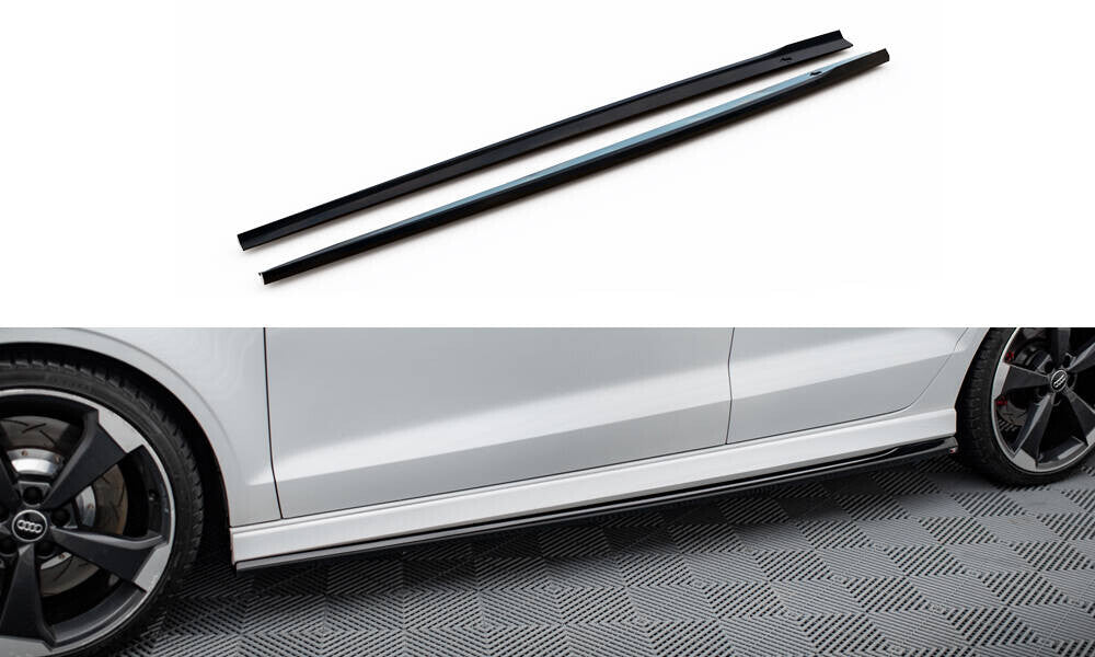 Seitenschweller Ansatz Cup Leisten V.2 für Audi RS3 Limousine 8V Facelift - Aerowerk.