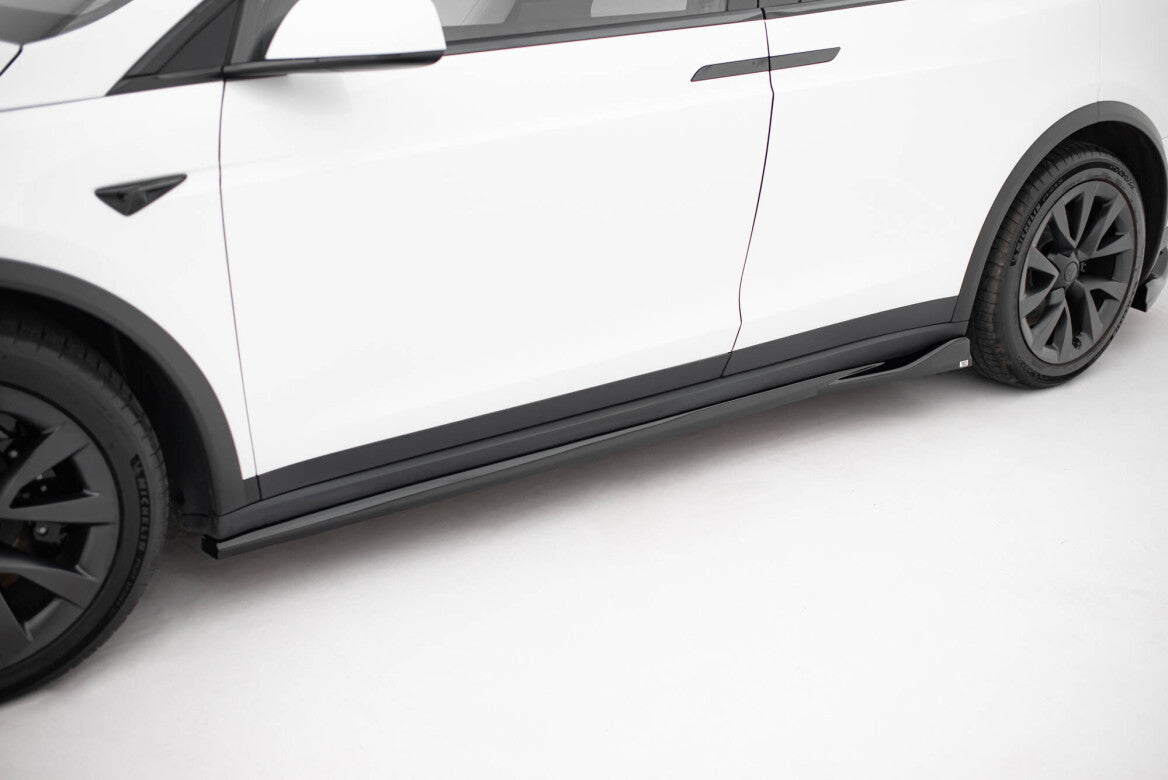 Seitenschweller Ansatz Cup Leisten V.2 für Tesla Model X Mk1 FL - Aerowerk.