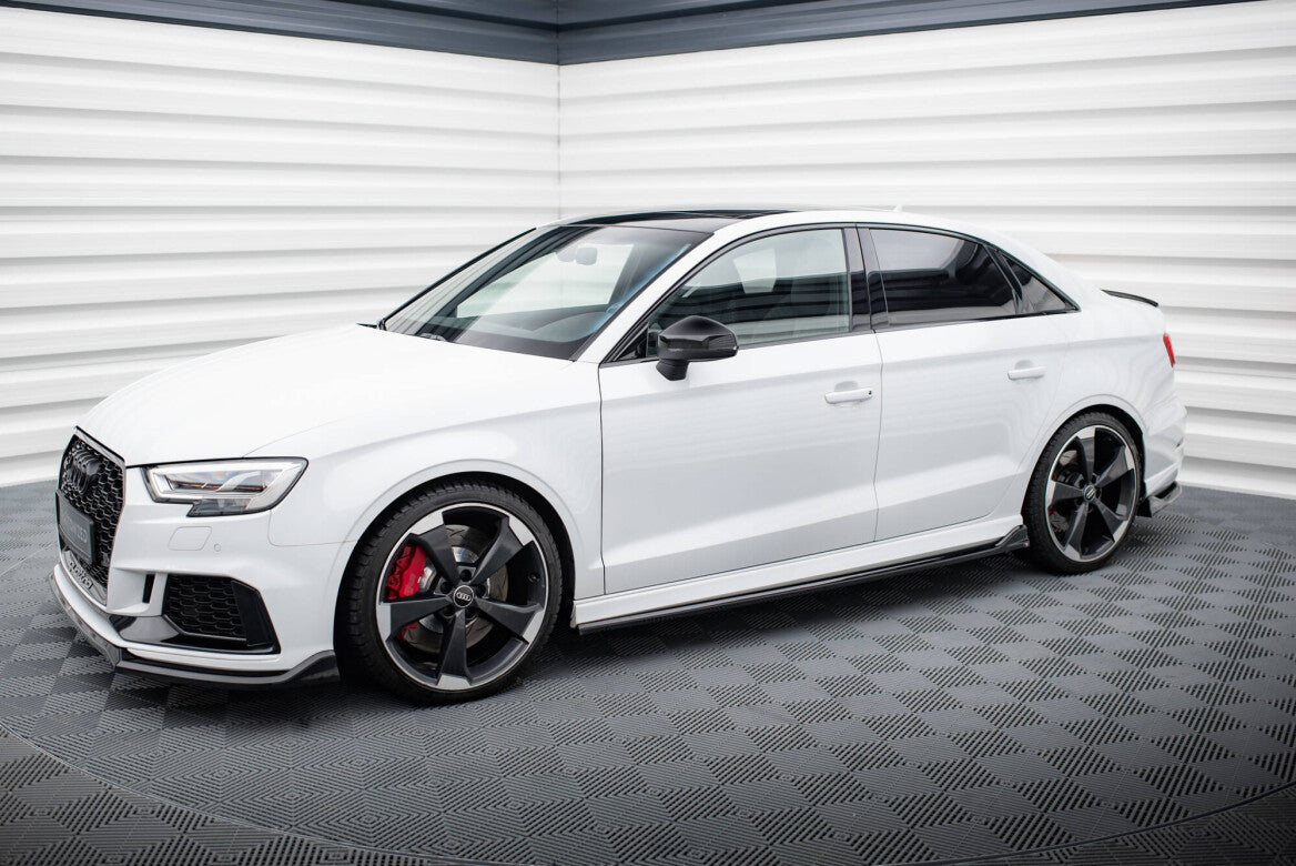 Seitenschweller Ansatz Cup Leisten V.3 für Audi RS3 Limousine 8V Facelift - Aerowerk.
