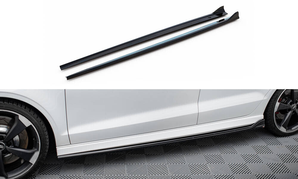 Seitenschweller Ansatz Cup Leisten V.3 für Audi RS3 Limousine 8V Facelift - Aerowerk.