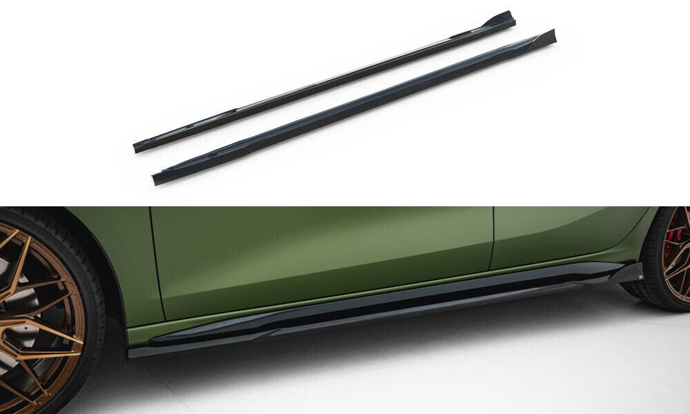 Seitenschweller Ansatz Cup Leisten V.3 für Audi S3 / A3 S-line 8Y Facelift - Aerowerk.