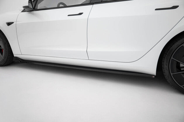 Seitenschweller Ansatz Cup Leisten V.3 für Tesla Model 3 Performance Mk1 FL - Aerowerk.