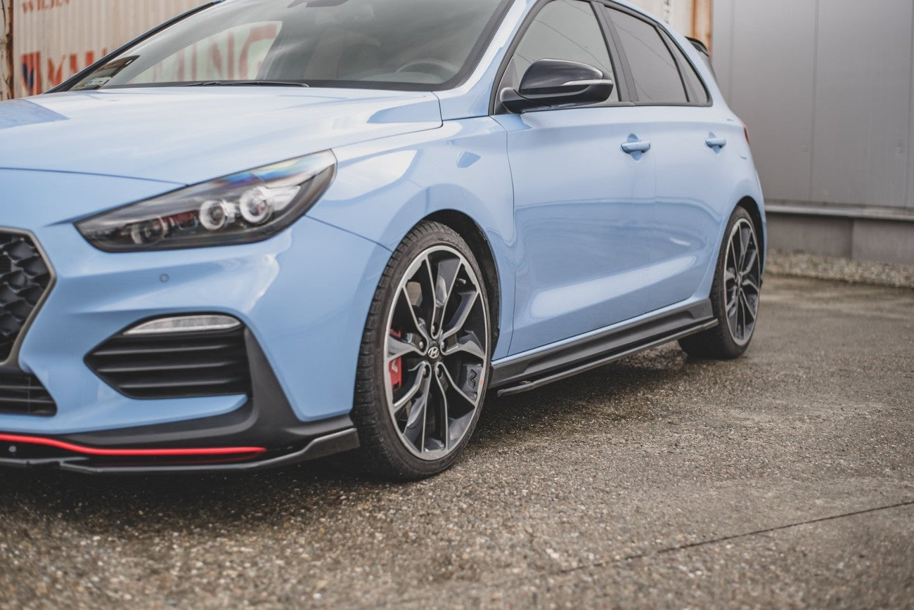 Seitenschweller Ansatz Cup Leisten V.4 für Hyundai I30 N + Facelift