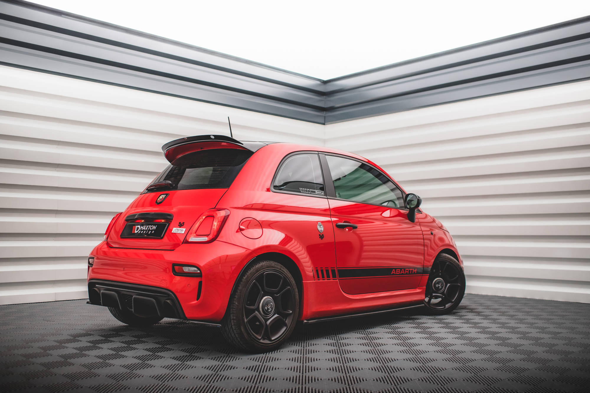 Maxton Design - Seitenschweller Ansatz für Abarth 595 Mk1 Facelift - Aerowerk.