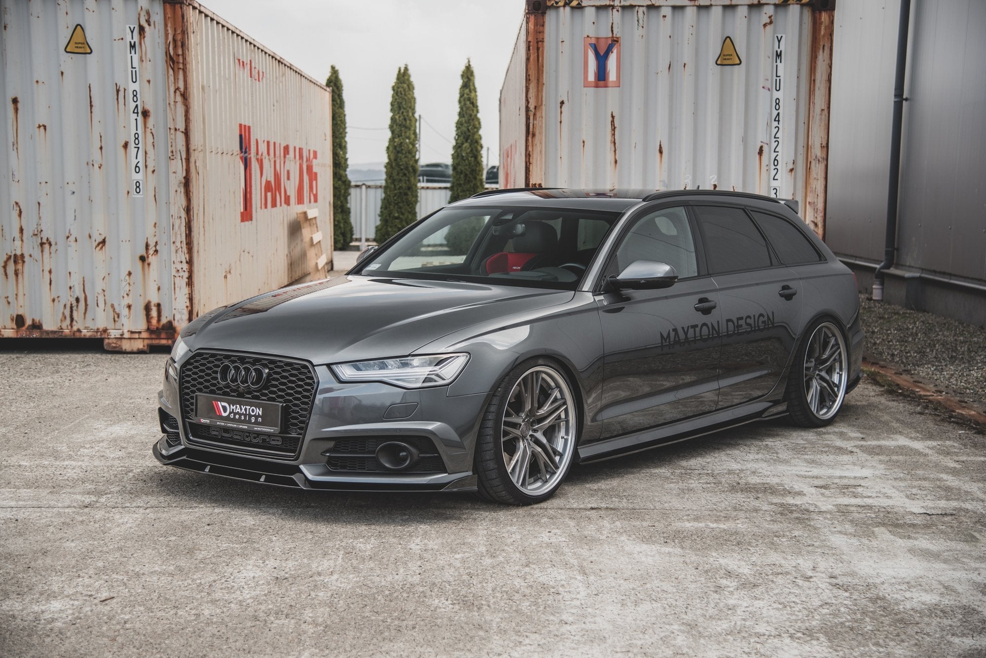 Maxton Design - Seitenschweller Ansatz für Audi A6 / A6 C7 S - line/ S6 C7 Facelift - Aerowerk.