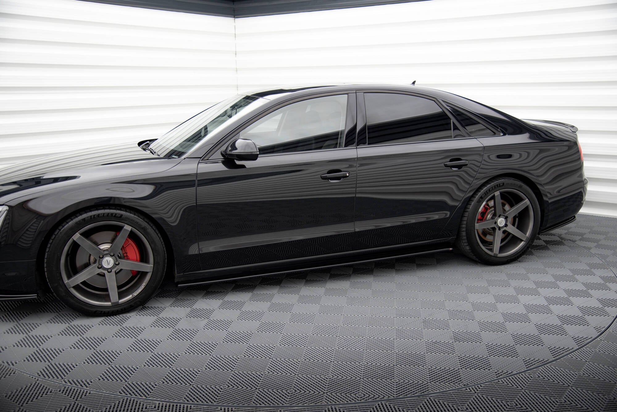 Maxton Design - Seitenschweller Ansatz für Audi A8 D4 - Aerowerk.