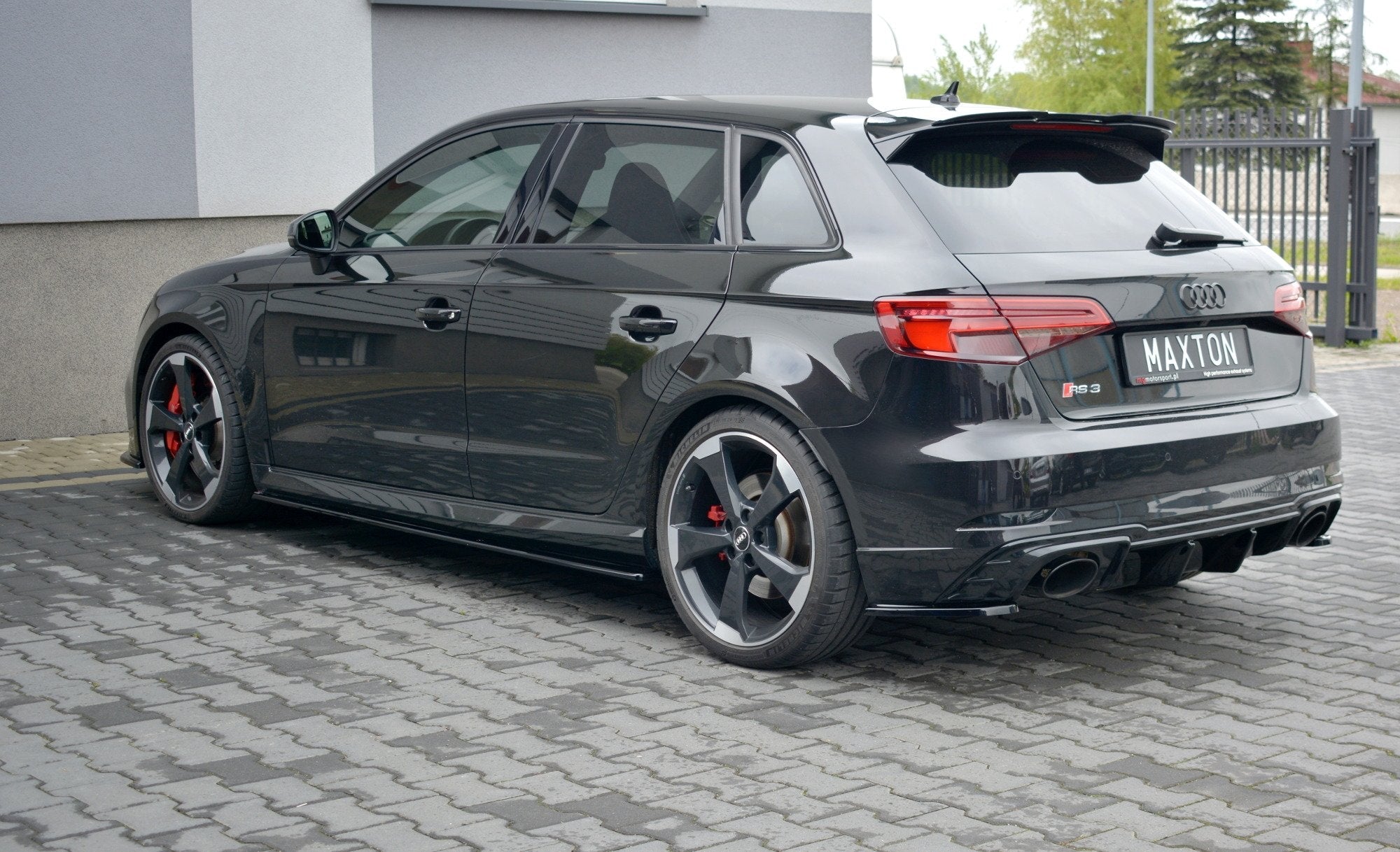 Maxton Design - Seitenschweller Ansatz für Audi RS3 8V FL Sportback - Aerowerk.