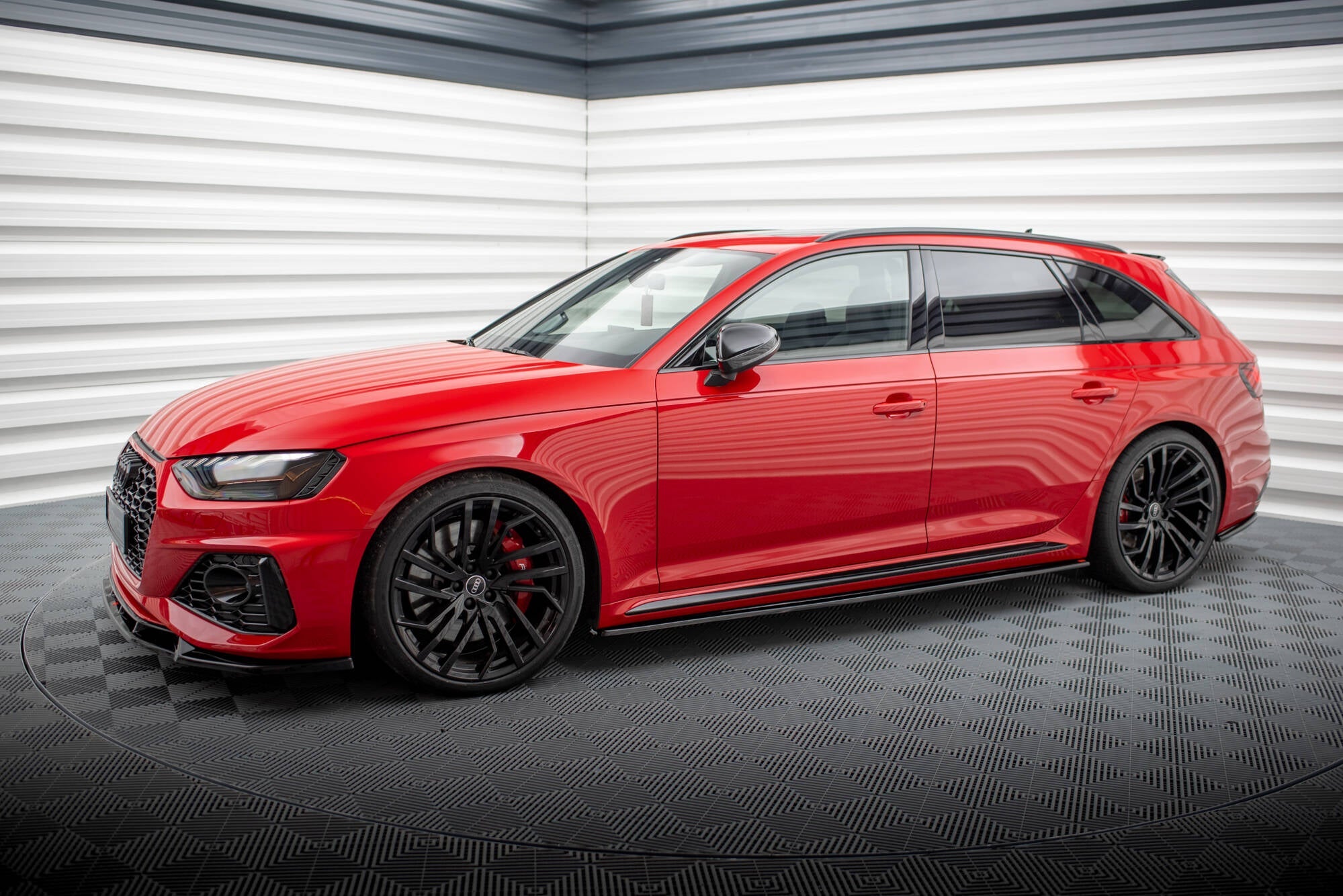 Maxton Design - Seitenschweller Ansatz für Audi RS4 B9 / B9 Facelift - Aerowerk.