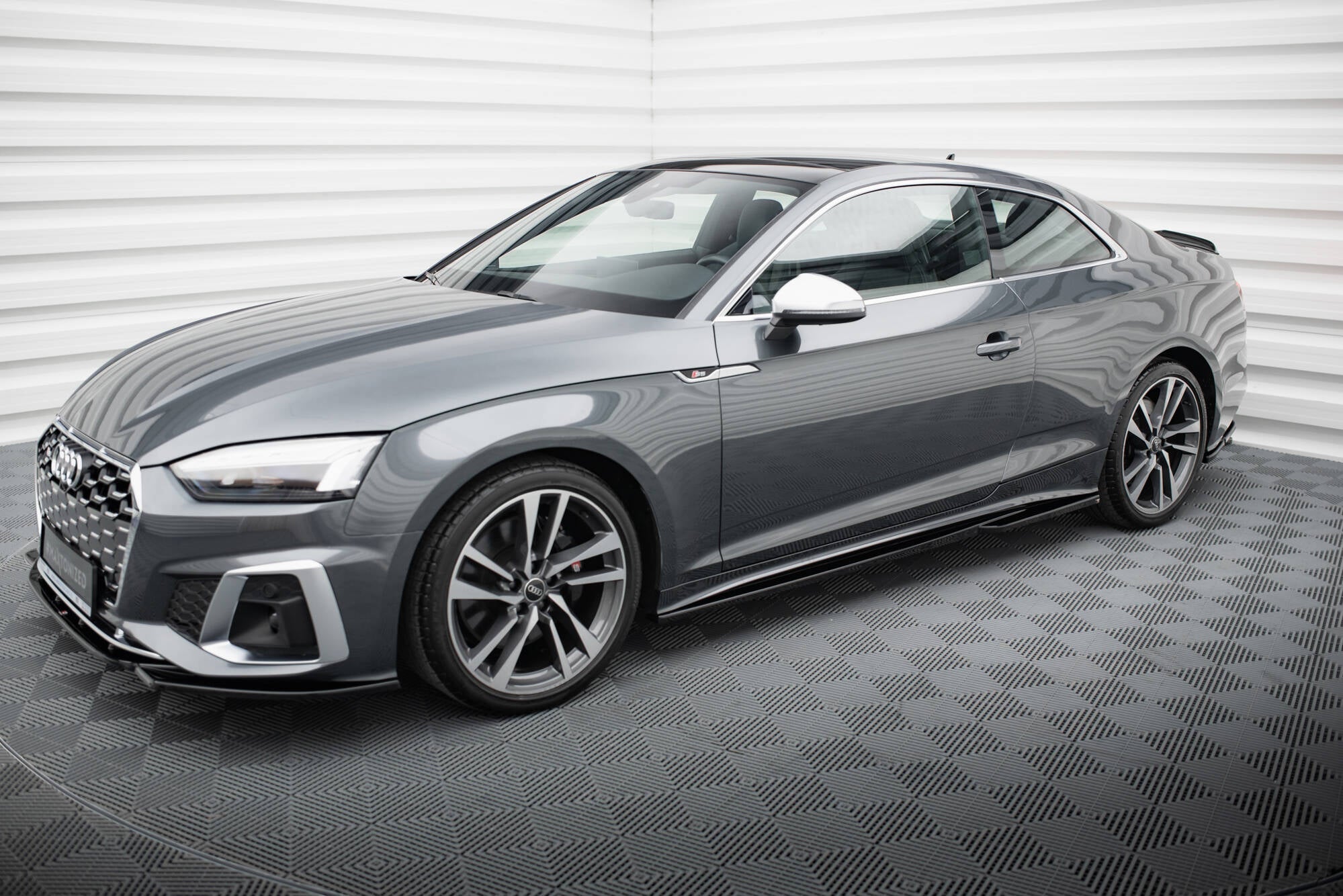 Maxton Design - Seitenschweller Ansatz für Audi S5 Coupe / A5 S - Line Coupe F5 Facelift - Aerowerk.