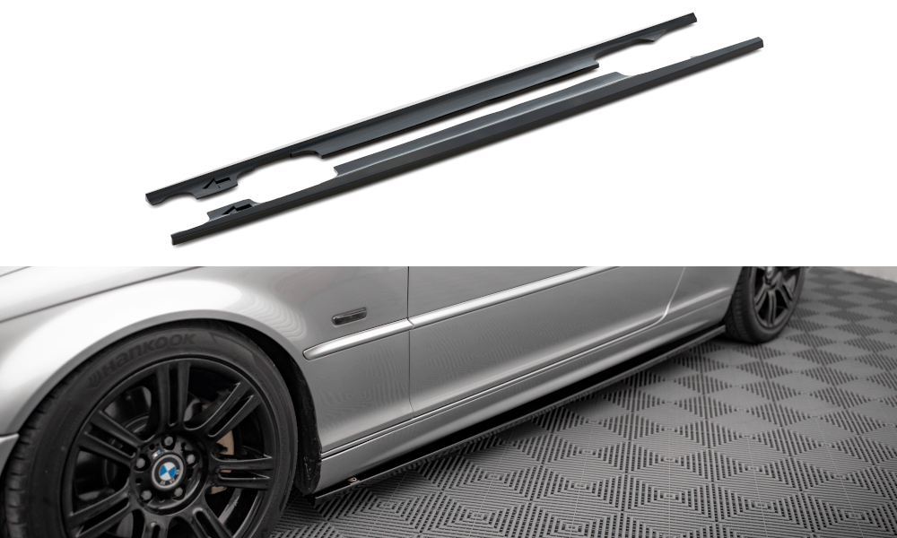Maxton Design - Seitenschweller Ansatz für BMW 3er Coupe E46 - Aerowerk.