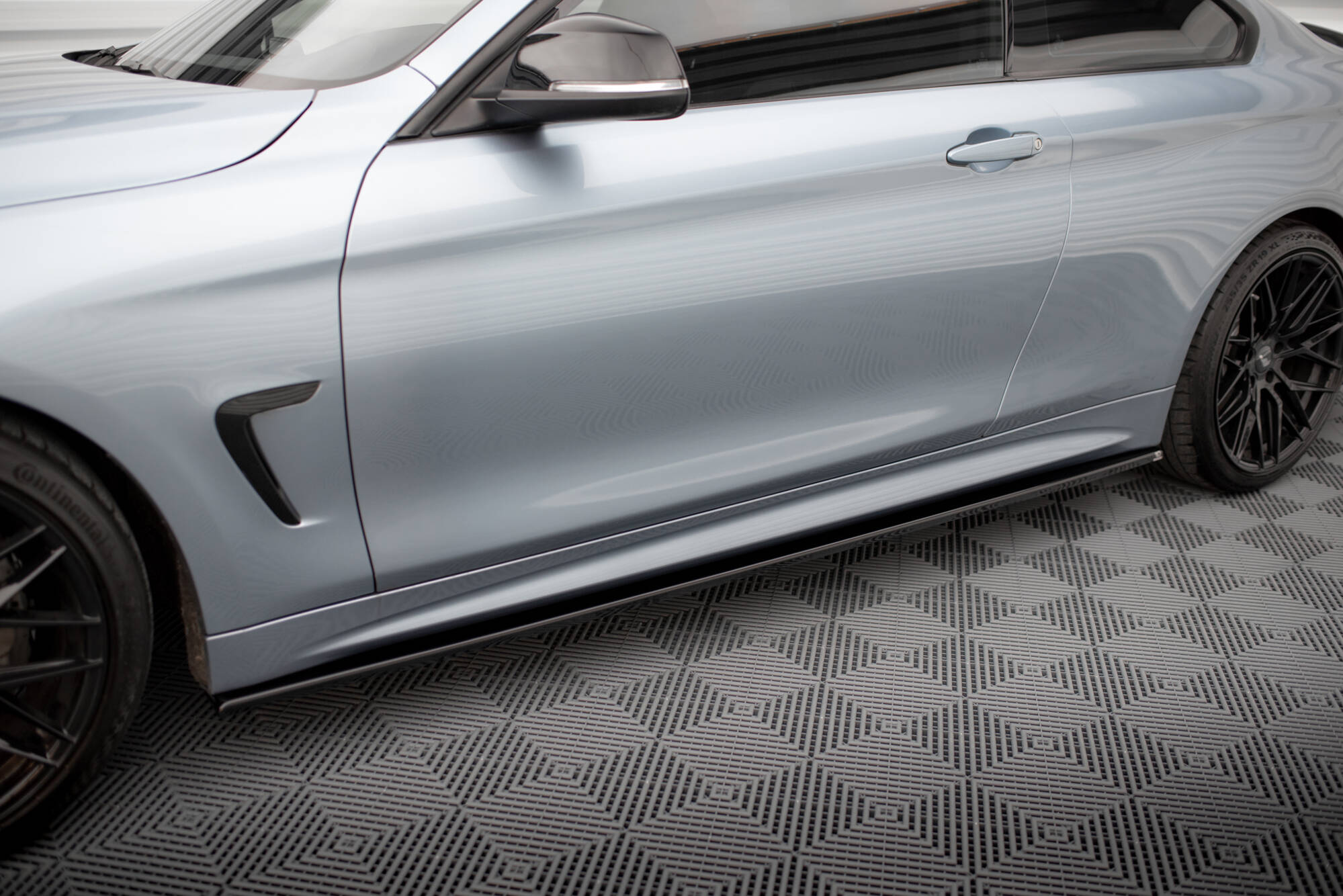 Maxton Design - Seitenschweller Ansatz für BMW 4er Coupe / Gran Coupe / Cabrio M - Paket F32 / F36 / F33 - Aerowerk.
