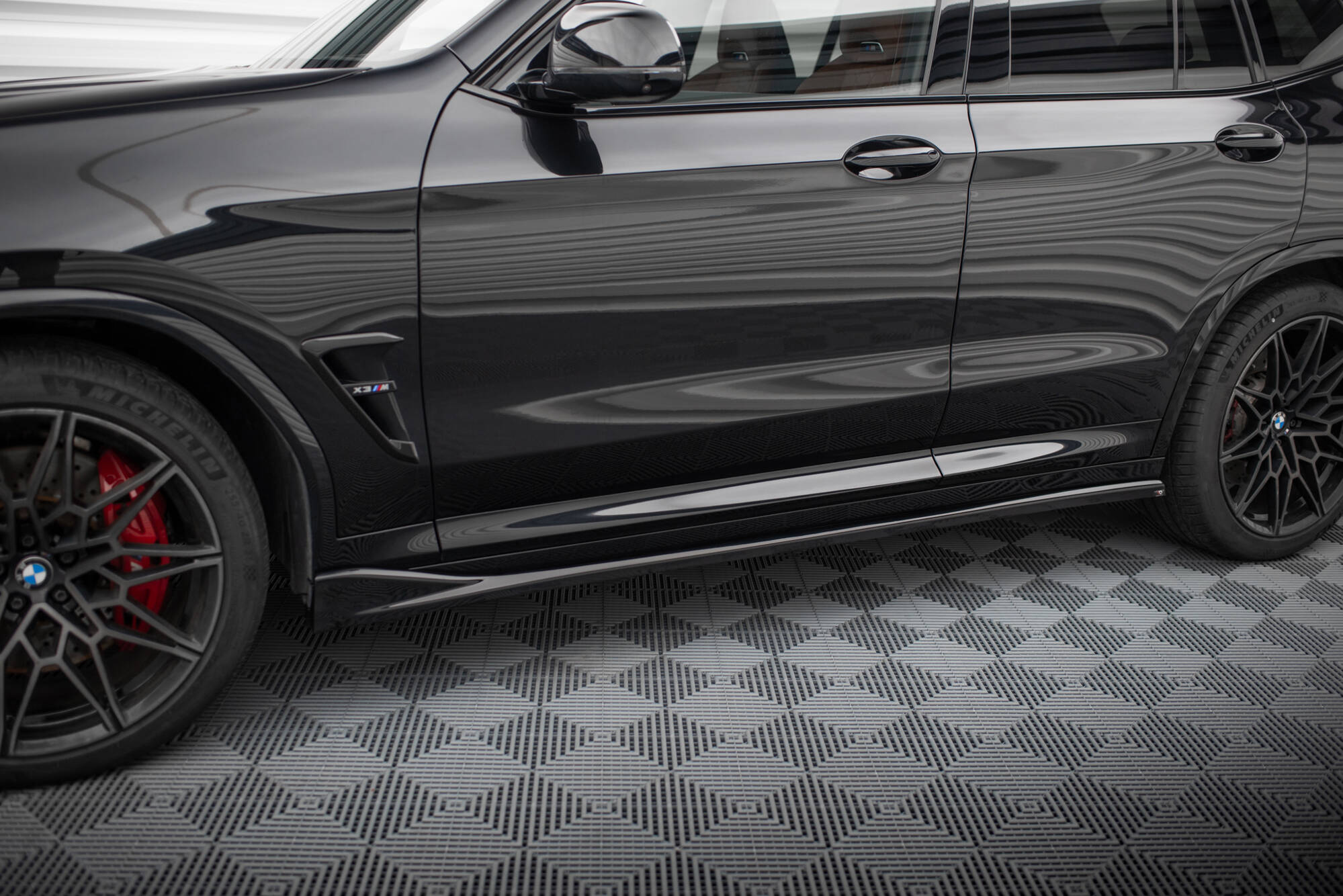 Maxton Design - Seitenschweller Ansatz für BMW X3 M F97 / F97 Facelift - Aerowerk.