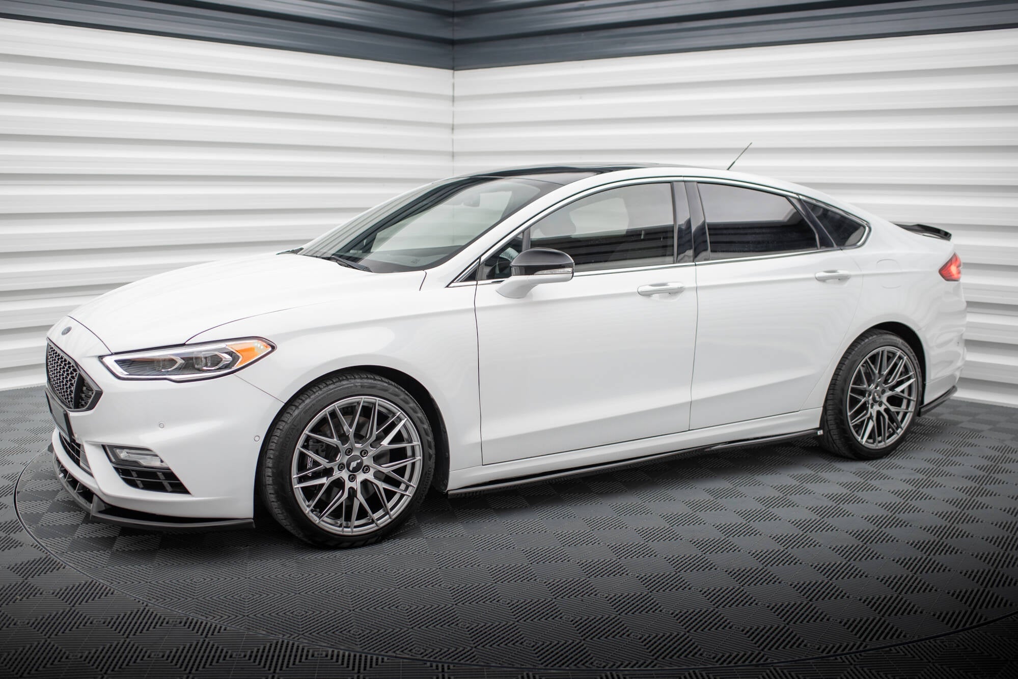 Maxton Design - Seitenschweller Ansatz für Ford Mondeo Sport Mk5 Facelift / Fusion Sport Mk2 Facelift - Aerowerk.