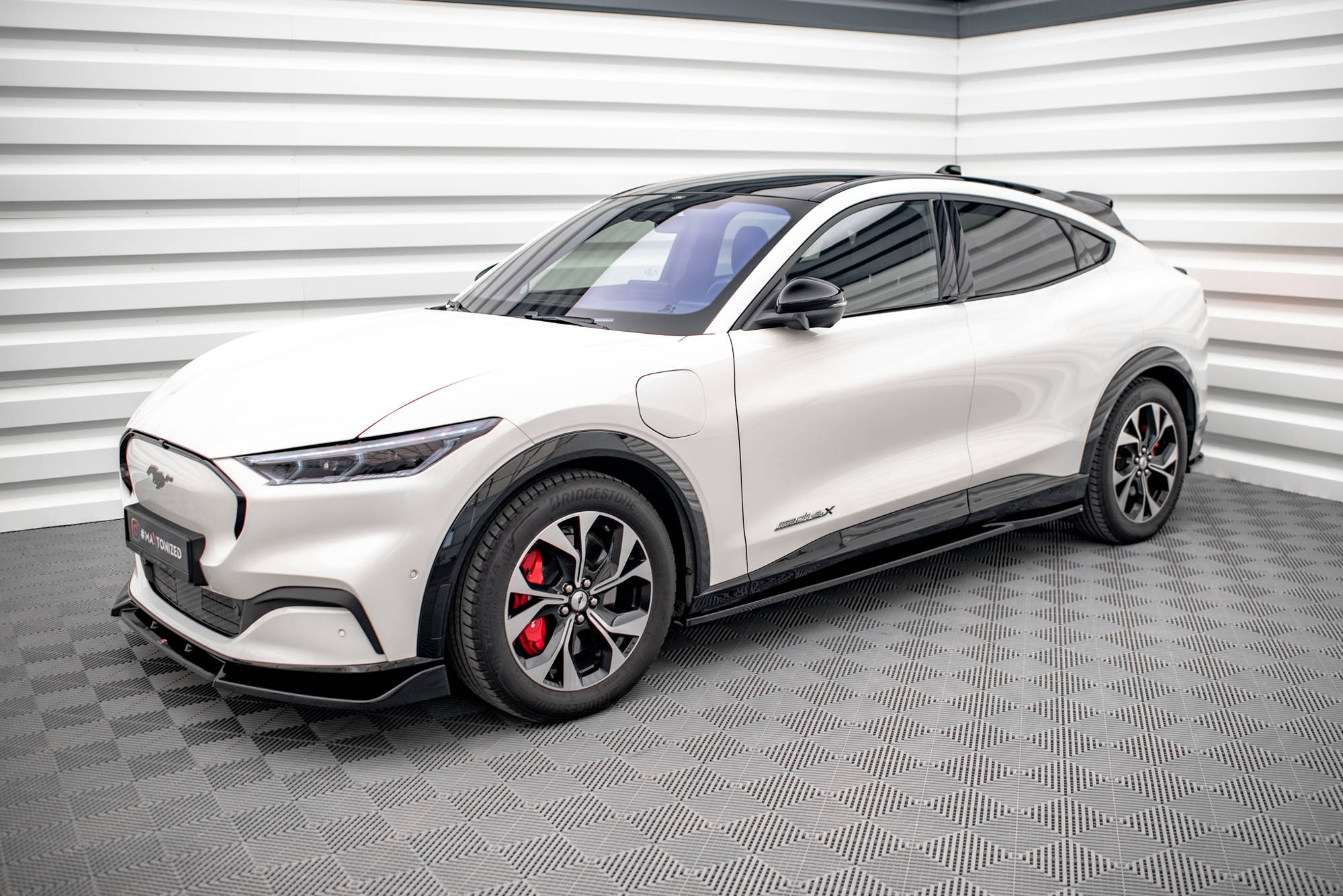 Maxton Design - Seitenschweller Ansatz für Ford Mustang Mach - E Mk1 - Aerowerk.