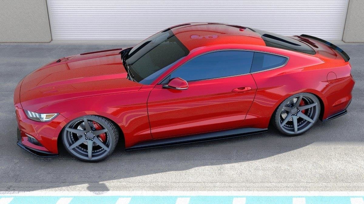 Maxton Design - Seitenschweller Ansatz für Ford Mustang Mk6 - Aerowerk.