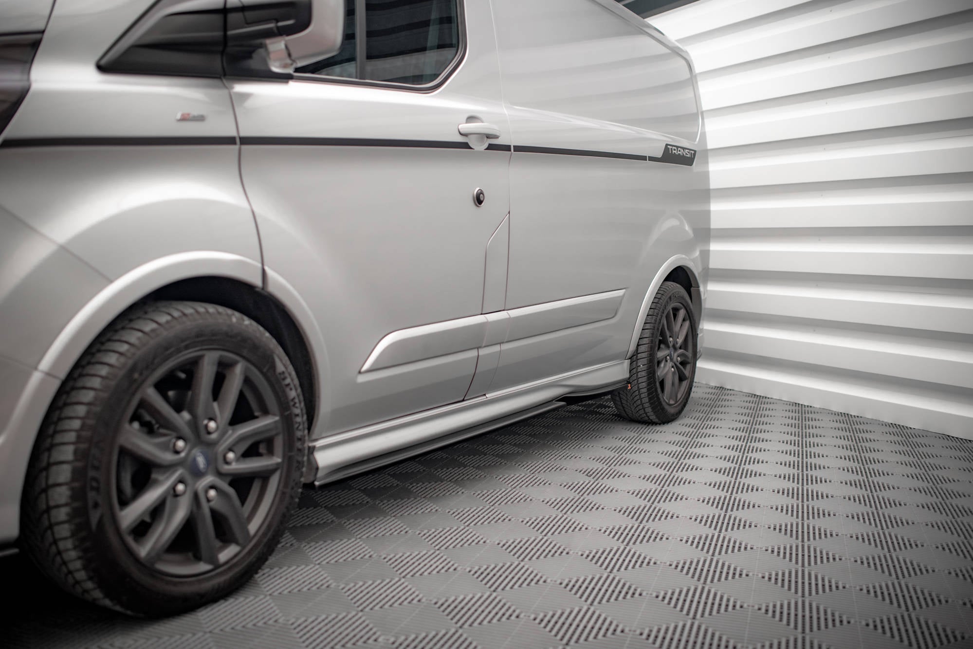 Maxton Design - Seitenschweller Ansatz für Ford Transit Custom ST - Line Mk1 Facelift - Aerowerk.