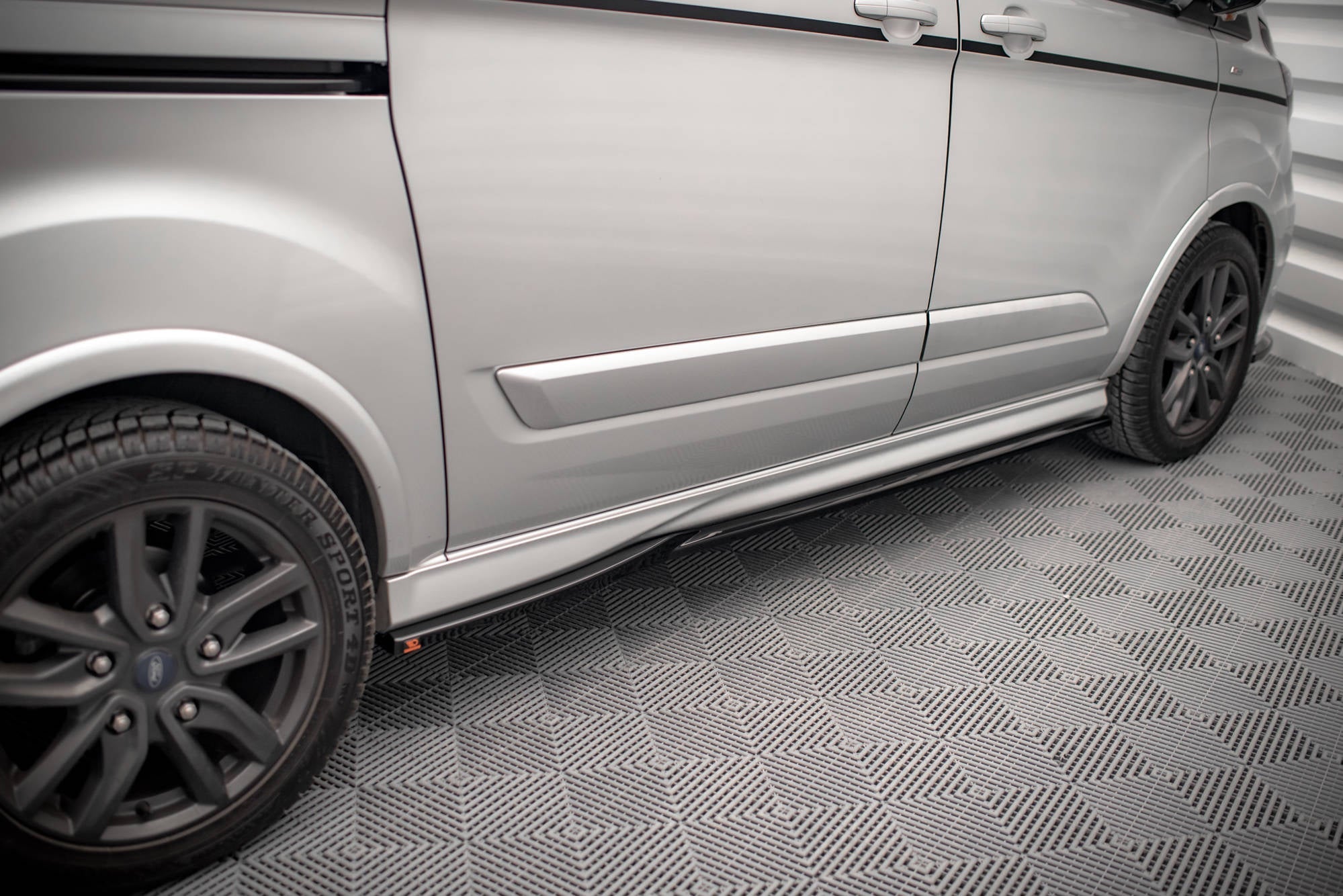 Maxton Design - Seitenschweller Ansatz für Ford Transit Custom ST - Line Mk1 Facelift - Aerowerk.