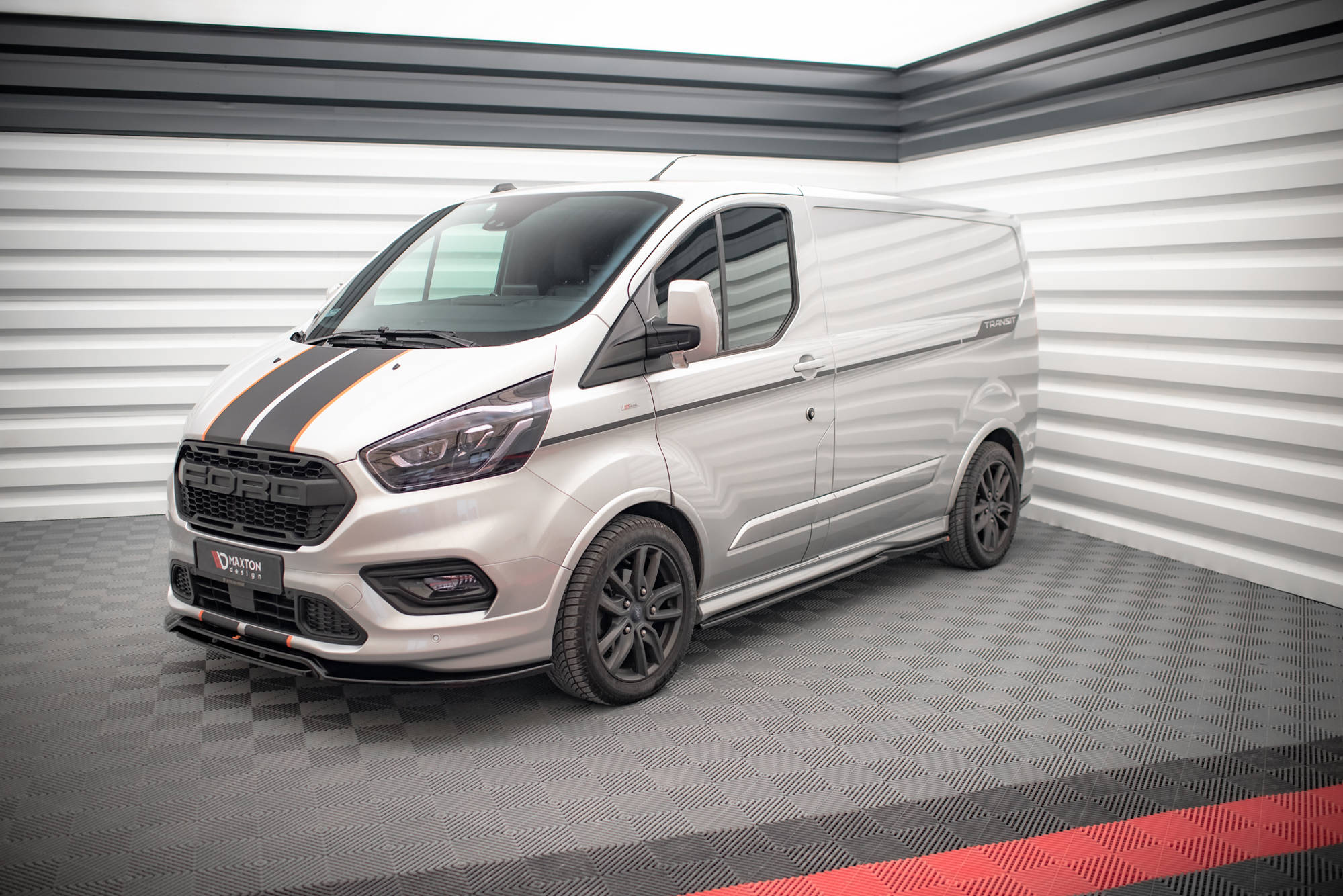 Maxton Design - Seitenschweller Ansatz für Ford Transit Custom ST - Line Mk1 Facelift - Aerowerk.