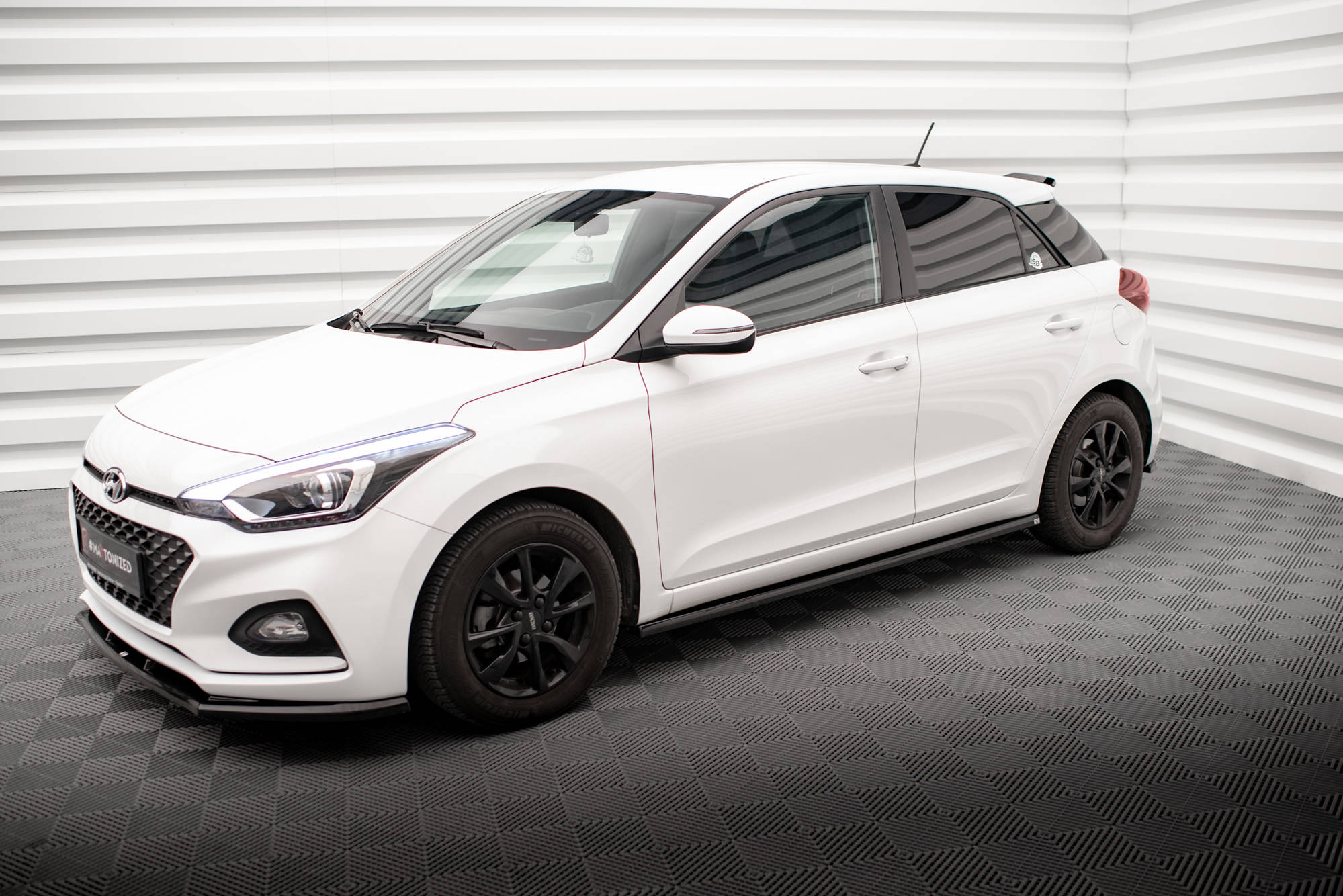 Maxton Design - Seitenschweller Ansatz für Hyundai I20 Mk2 Facelift - Aerowerk.