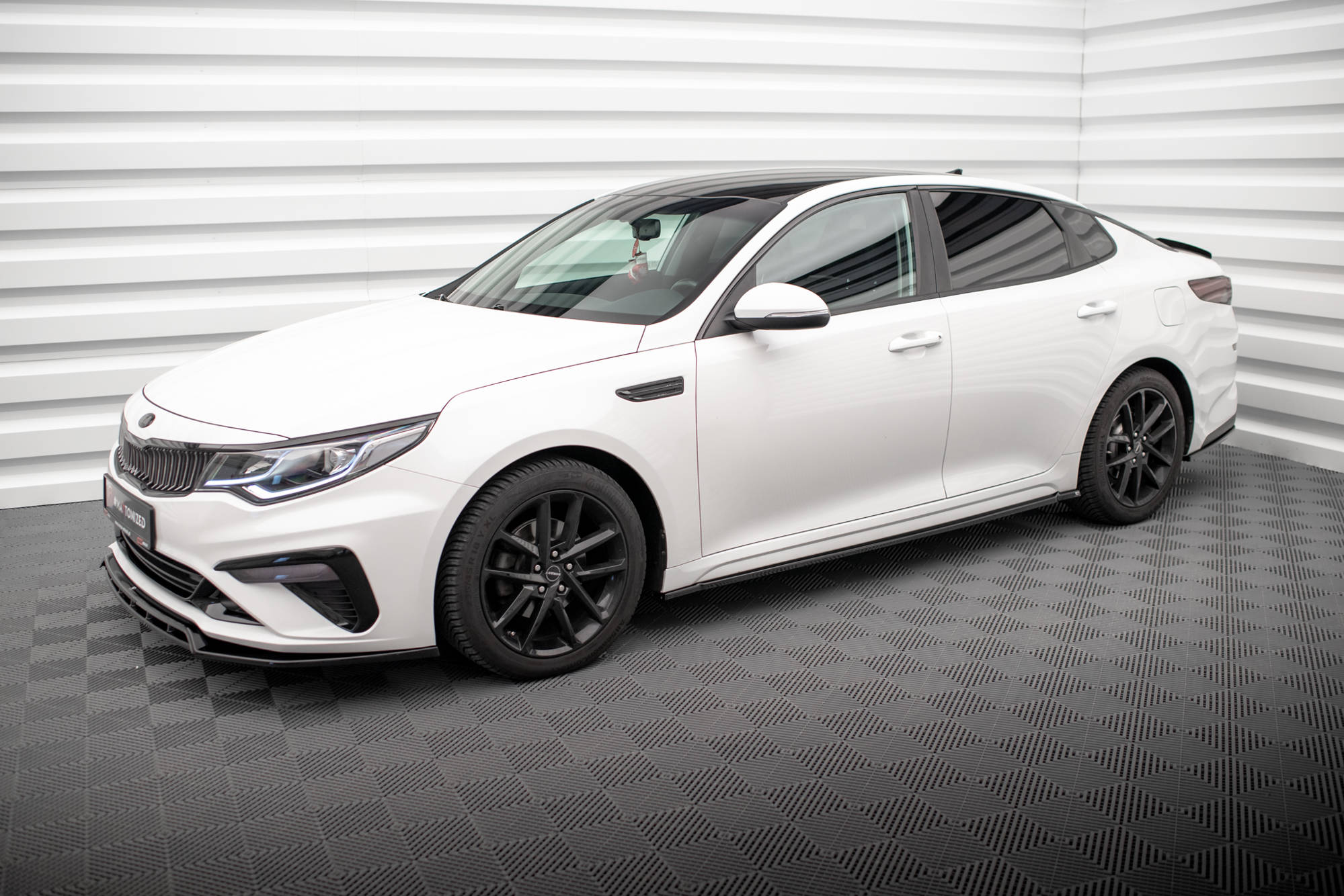 Maxton Design - Seitenschweller Ansatz für Kia Optima Mk4 Facelift - Aerowerk.