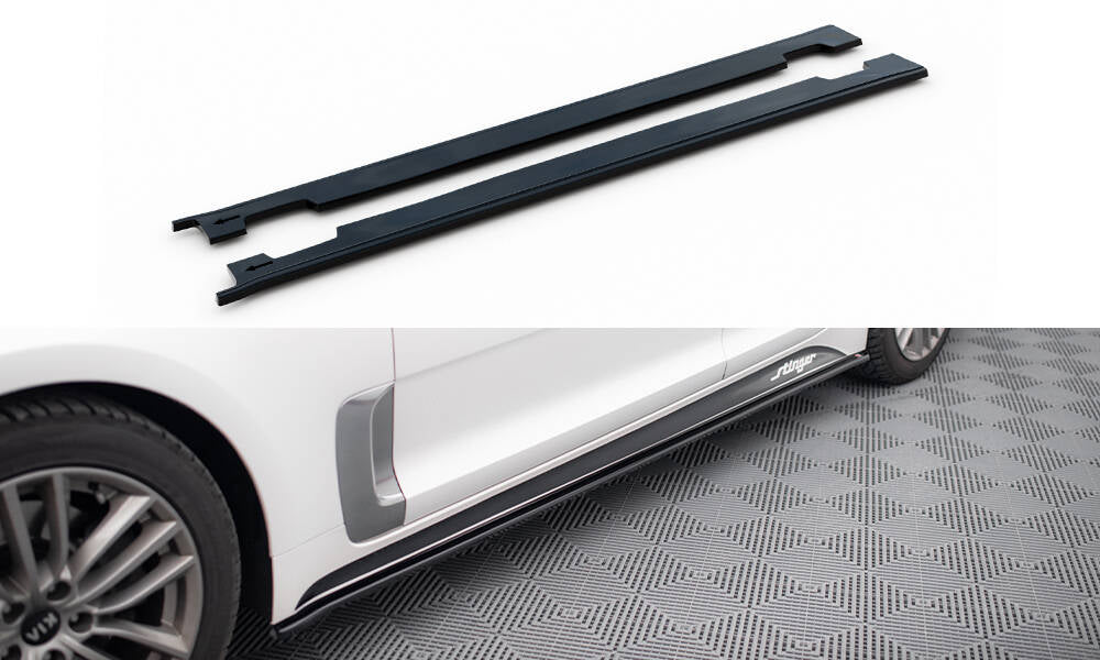 Maxton Design - Seitenschweller Ansatz für Kia Stinger GT / GT - Line / Standard Mk1 - Aerowerk.