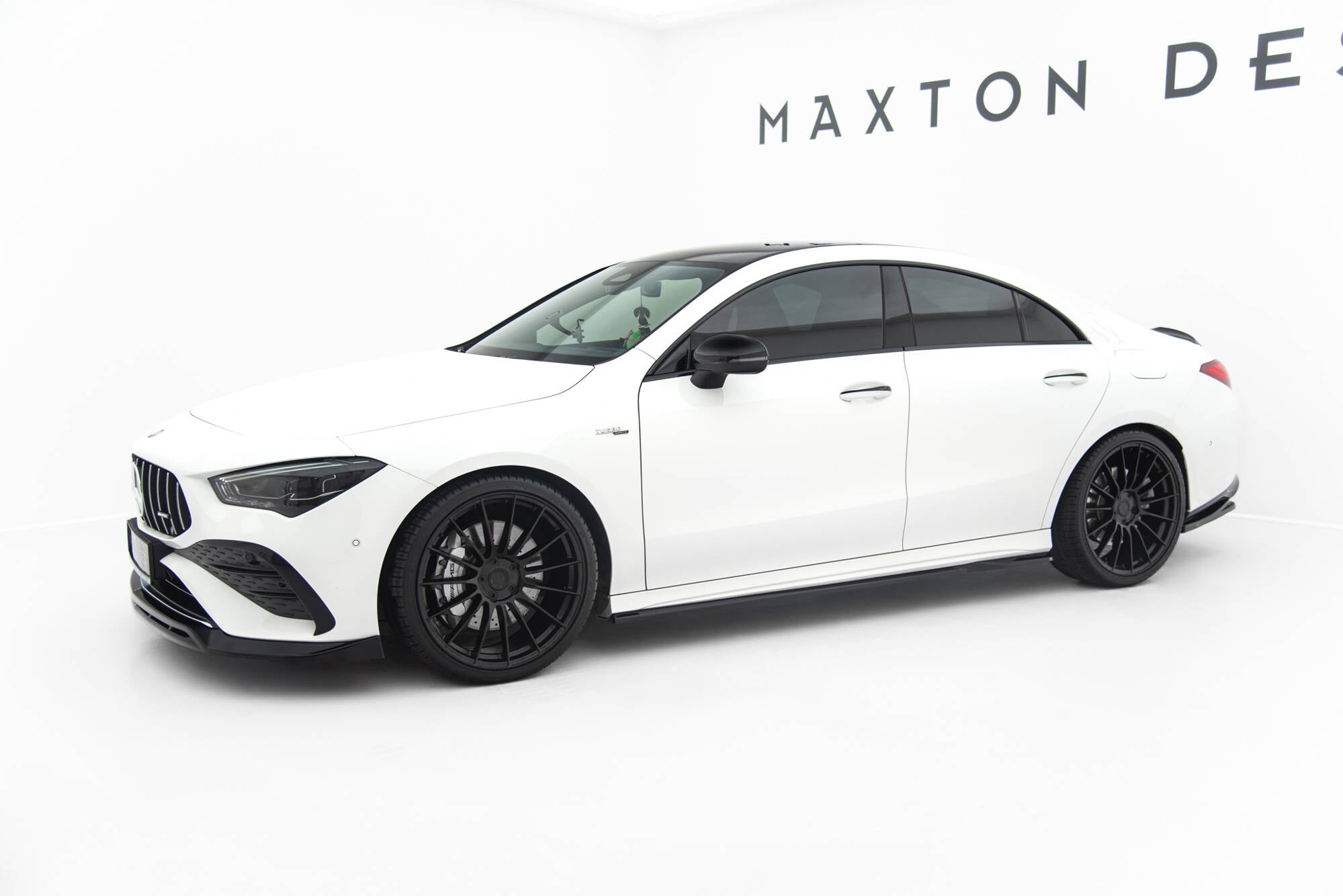 Maxton Design - Seitenschweller Ansatz für Mercedes - AMG CLA 35 / 45 Coupe / Shooting Brake C118 Facelift / X118 Facelift - Aerowerk.