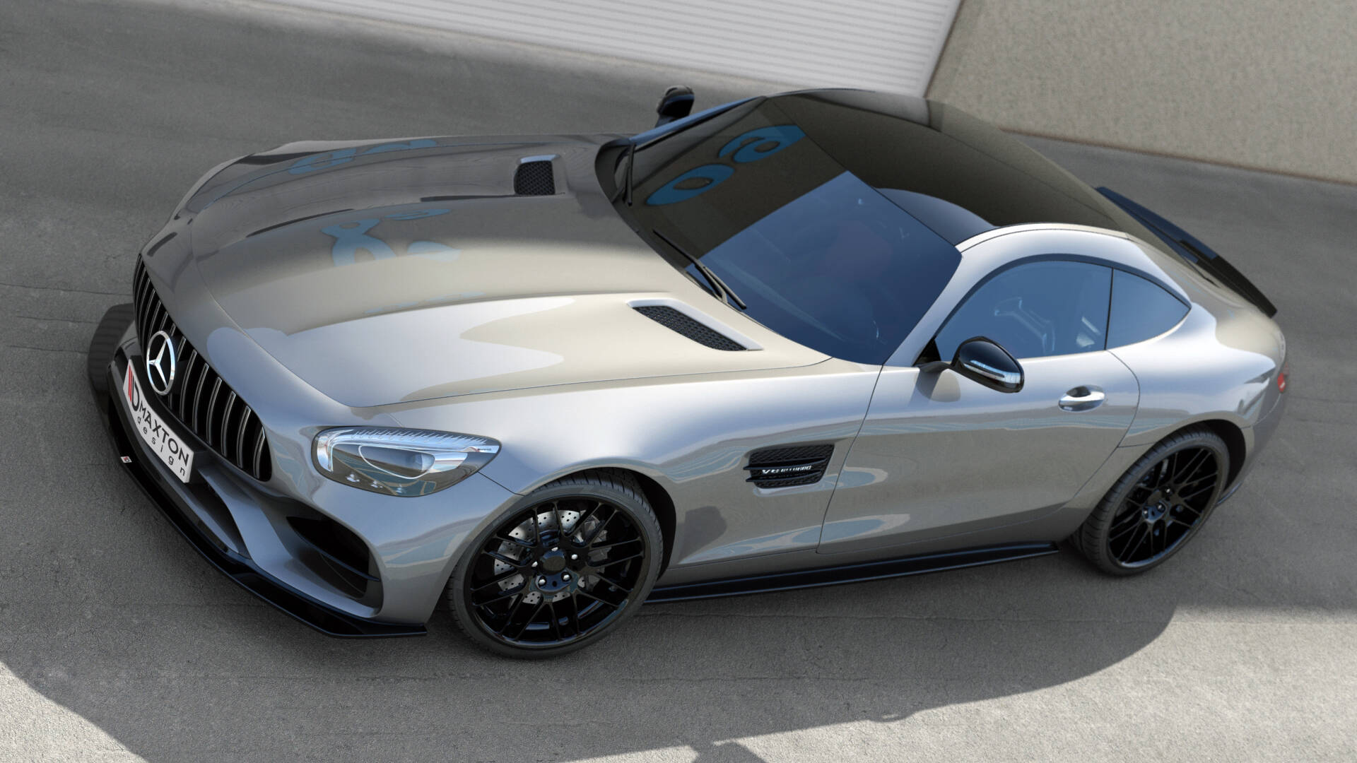 Maxton Design - Seitenschweller Ansatz für Mercedes - AMG GT / GT S C190 Facelift - Aerowerk.