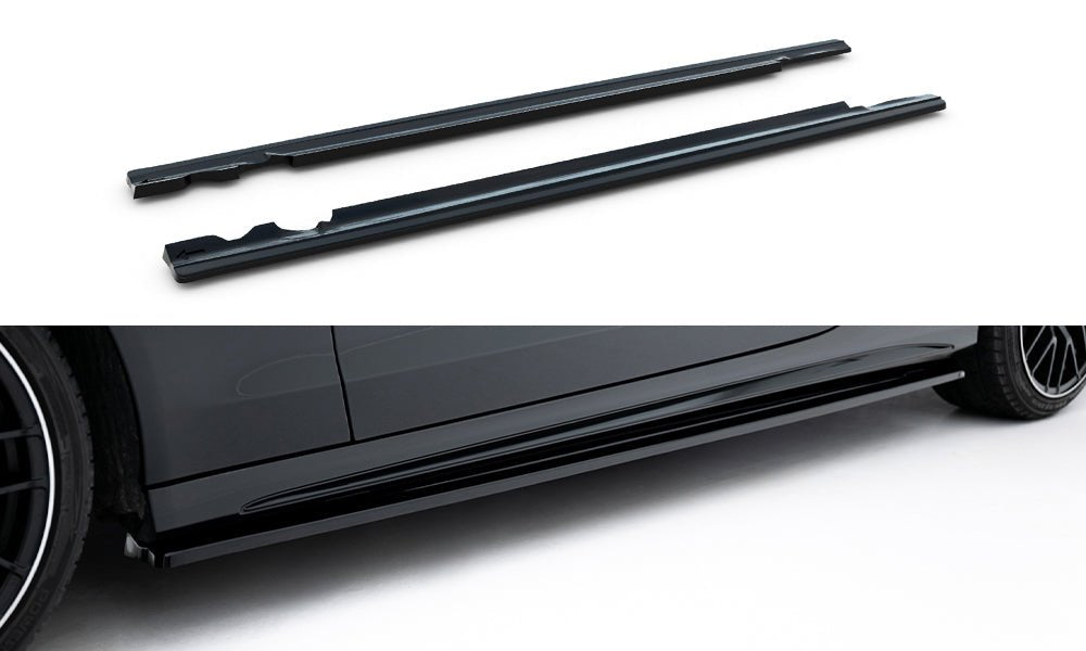 Maxton Design - Seitenschweller Ansatz für MERCEDES - BENZ C - KLASSE W205 COUPE AMG - LINE - Aerowerk.