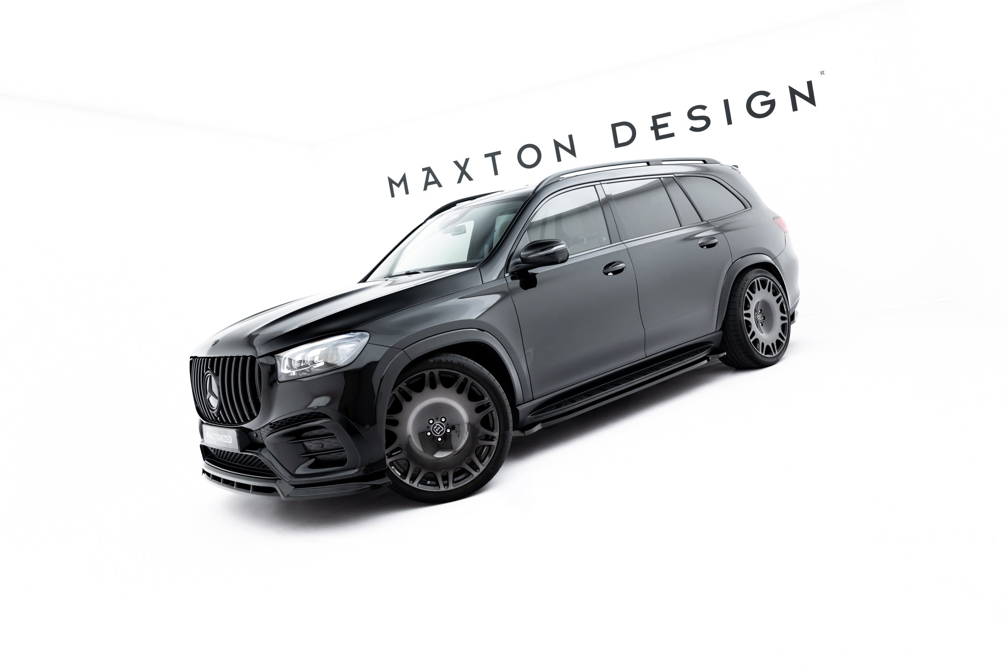 Maxton Design - Seitenschweller Ansatz für Mercedes - Benz GLS AMG - Line X167 Facelift - Aerowerk.